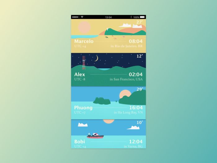 Adjust your schedules to overcome the difference in time zones (*image by [Che Harvey](https://dribbble.com/cheharvey){ rel="nofollow" .default-md}*)