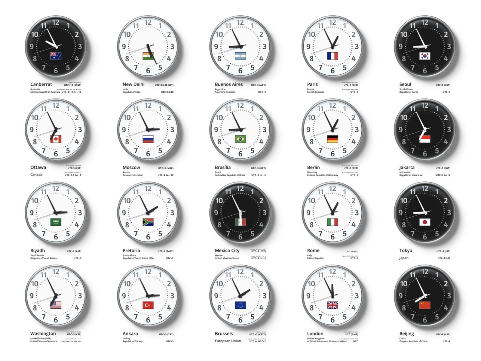 Remote team management throughout different time zones makes you pay closer attention to your team members’ schedules (*image by [Chaim Devine](https://dribbble.com/i43){ rel="nofollow" target="_blank" .default-md}*)