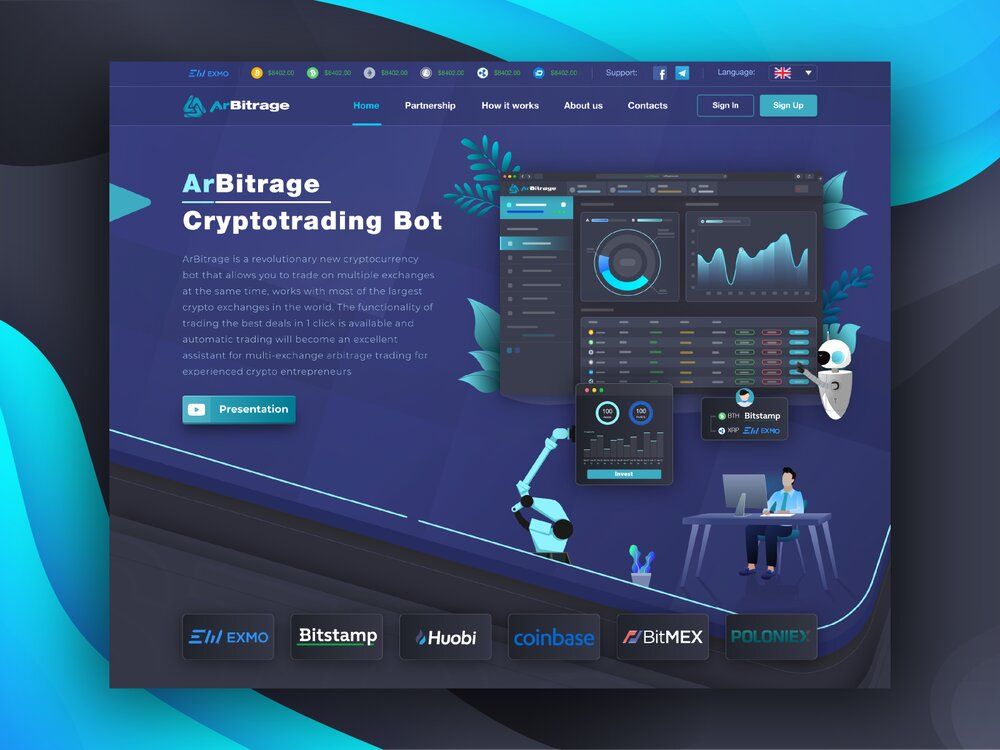 The example of how BaaS provider for FinTech can be used (*image by [Extej Design Agency](https://dribbble.com/extej){ rel="nofollow" target="_blank" .default-md}*)