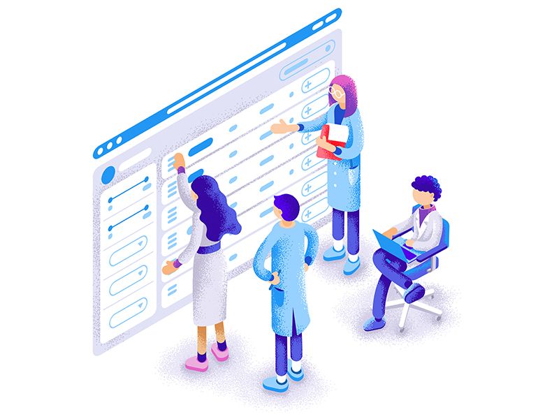 Stories are created through collaboration (*image by [Dmitrii Kharchenko](https://dribbble.com/DmiT){ rel="nofollow" .default-md}*)