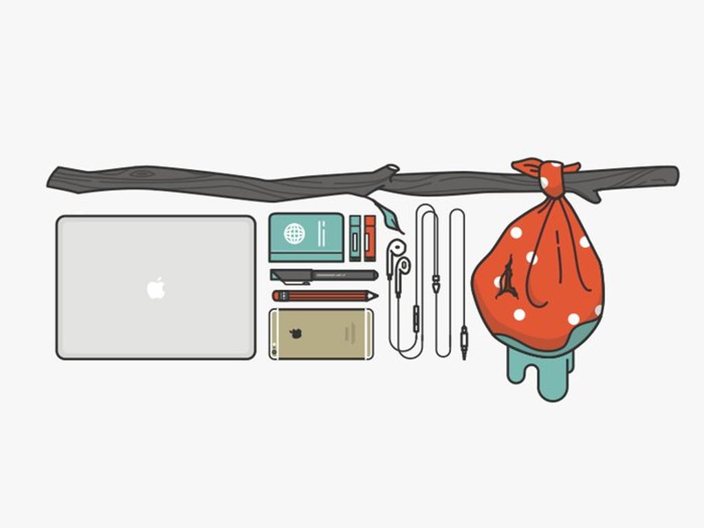 A true digital nomad needs only this and nothing else 