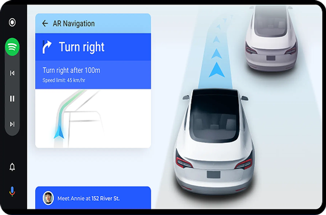 Example of the EV charging app with CarPlay/Android Auto integration