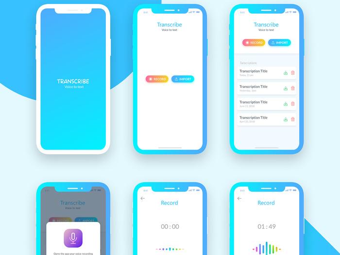 Mockups usually have colors, logos, custom fonts and other design elements (*image by [Nasir Uddin](https://dribbble.com/nasirbinburhan){ rel="nofollow" .default-md}*)