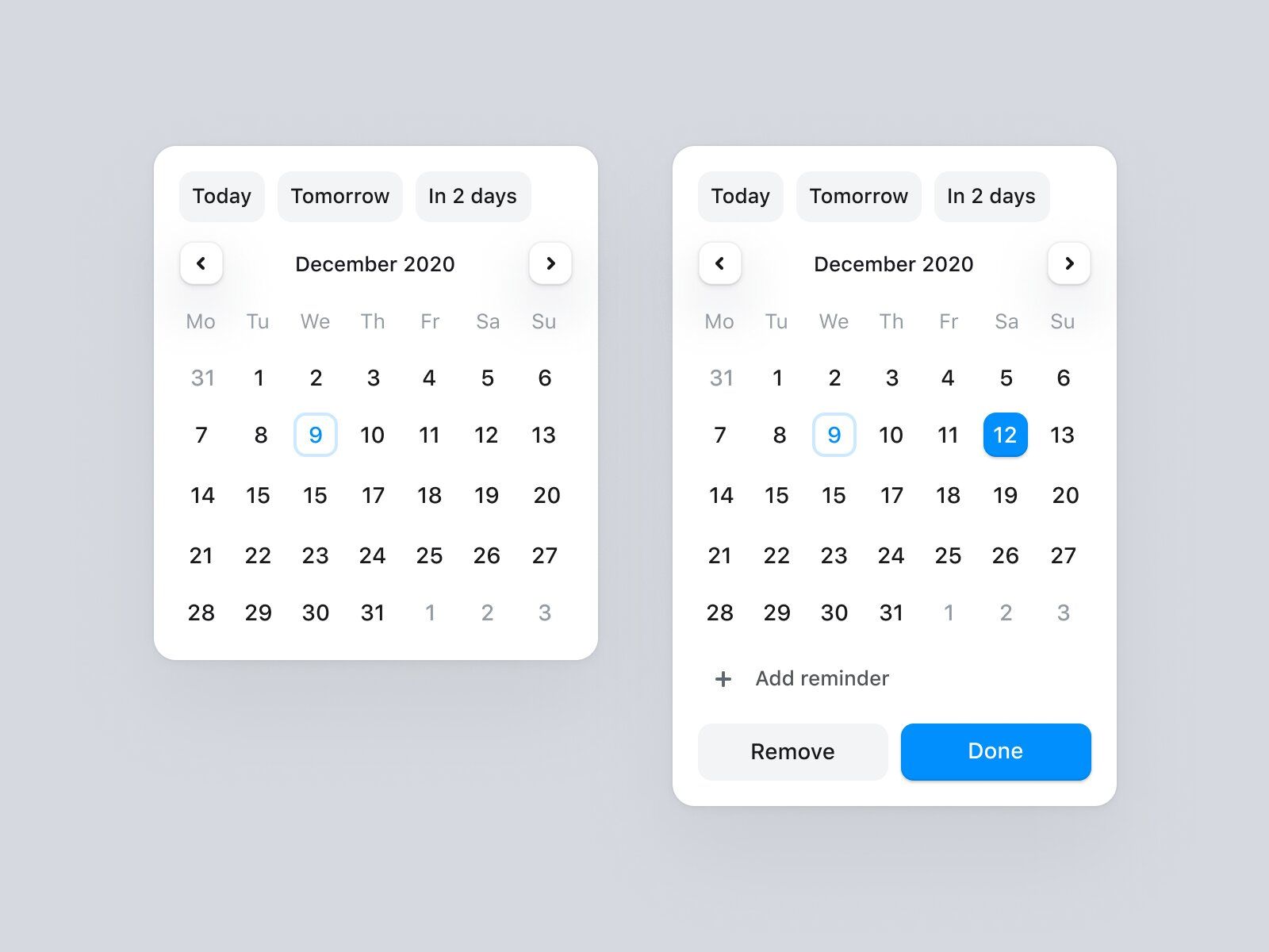 When planning your food delivery mobile app development for couriers, don’t forget to include building scheduling functionality for it (*image by [Jakub Antalik](https://dribbble.com/antalik){ rel="nofollow" target="_blank" .default-md}*)