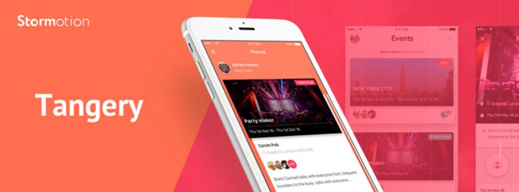 Tangery app by Stormotion
