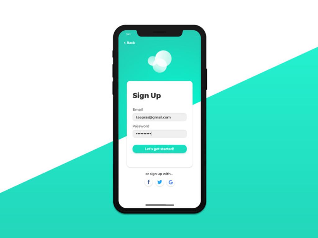 Sign Up Process should be fast, simple and not mandatory