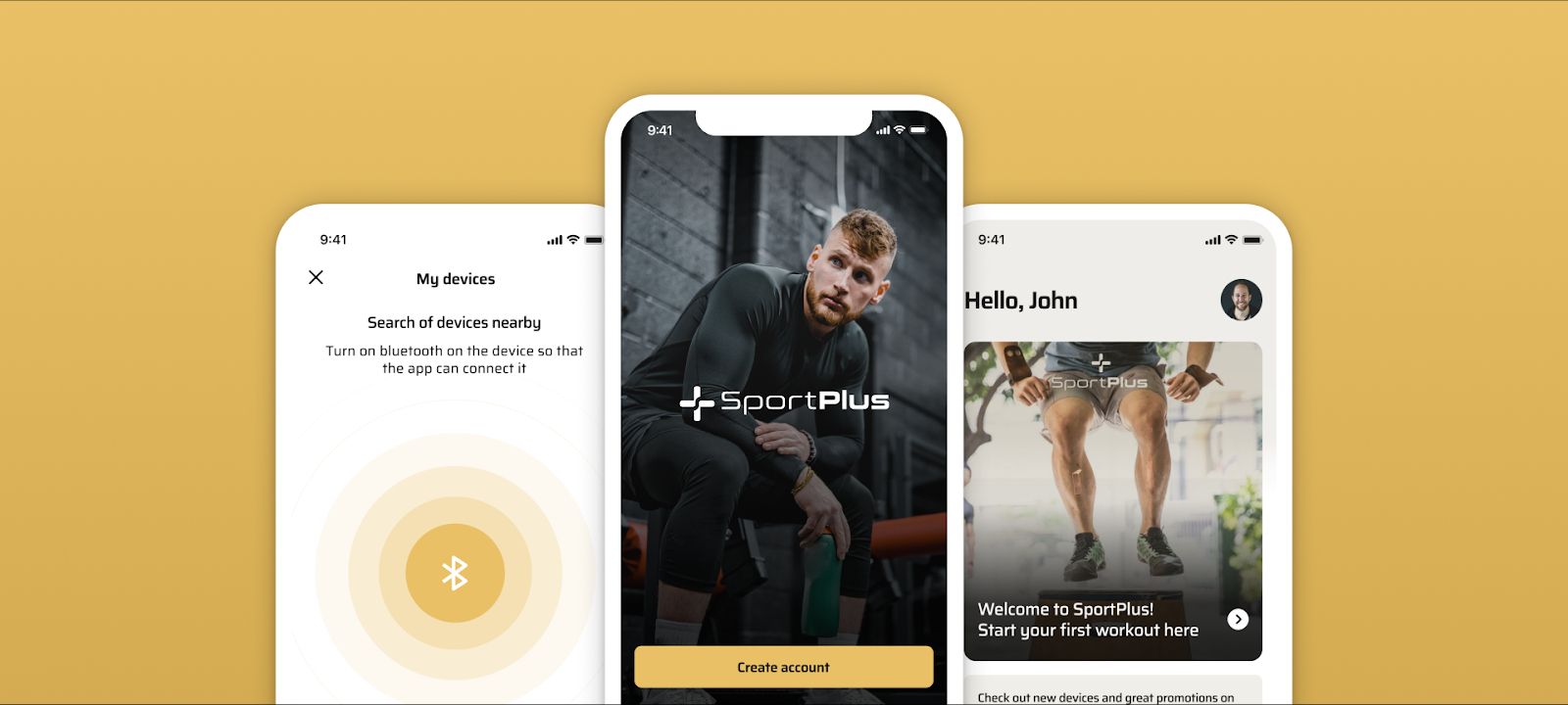 SportPlus app serves as a prime Android Bluetooth LE example