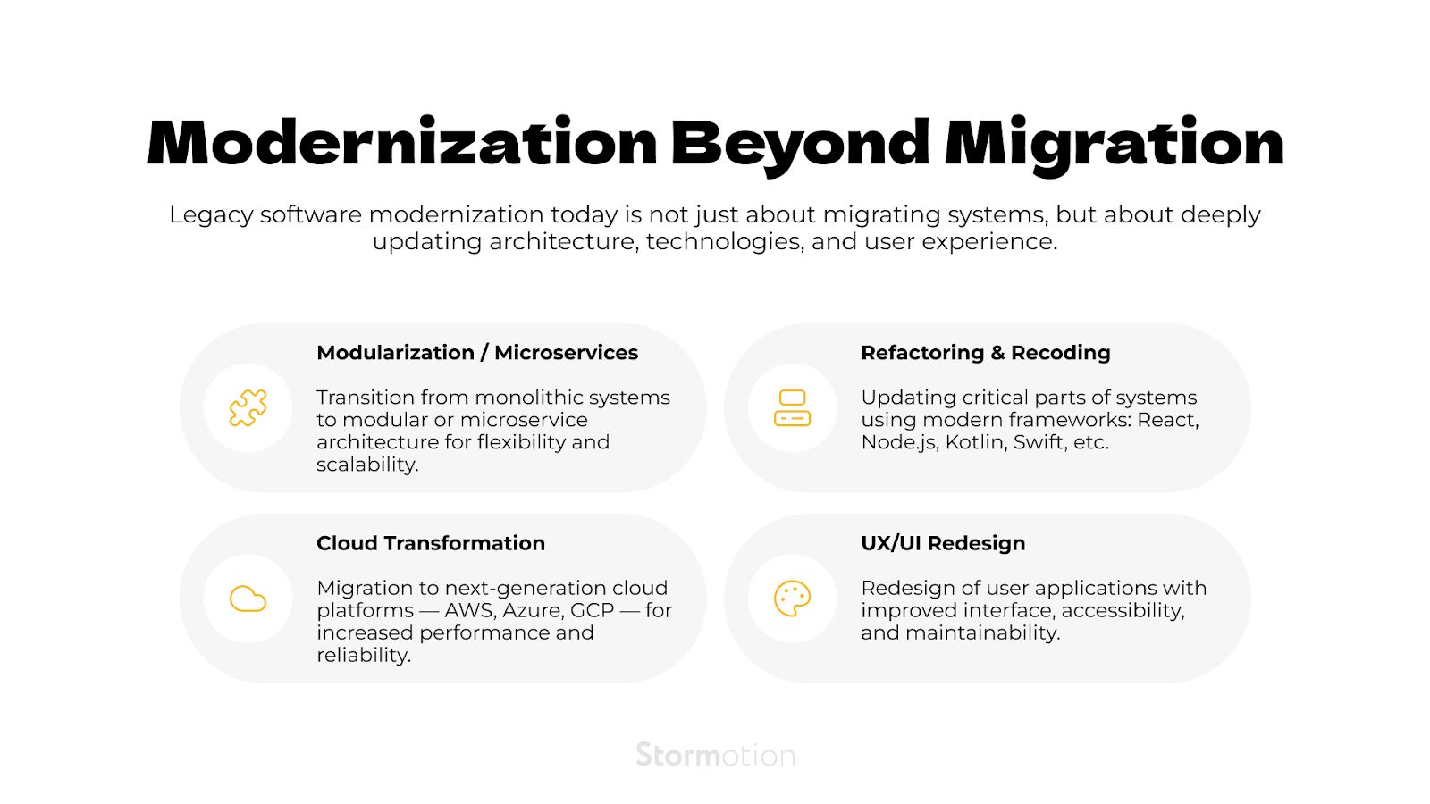 legacy modernization