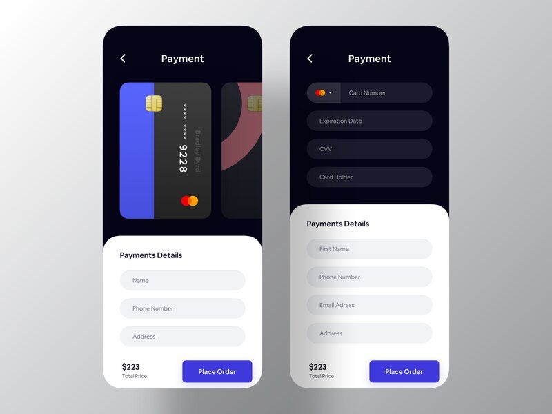 Payment Gateway example business owners can implement into their platforms so users can pay securely (*image by [Ofspace Digital Agency](https://dribbble.com/ofspacedesign){ rel="nofollow" .default-md}*)