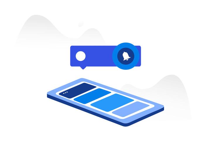 Push Notifications help to interact with existing users and return the old ones