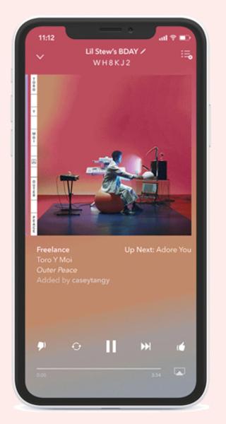 Example of discovery music player
