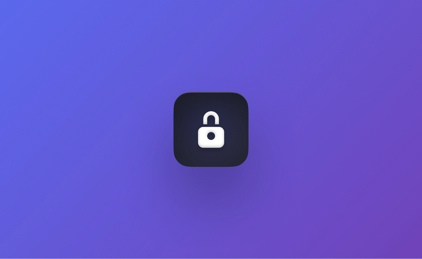 Lock icon for the security page