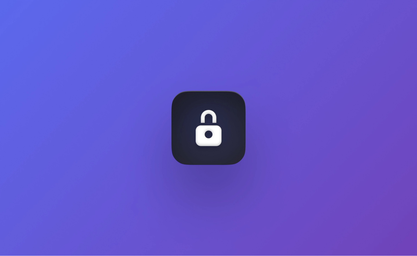 Lock icon for the security page