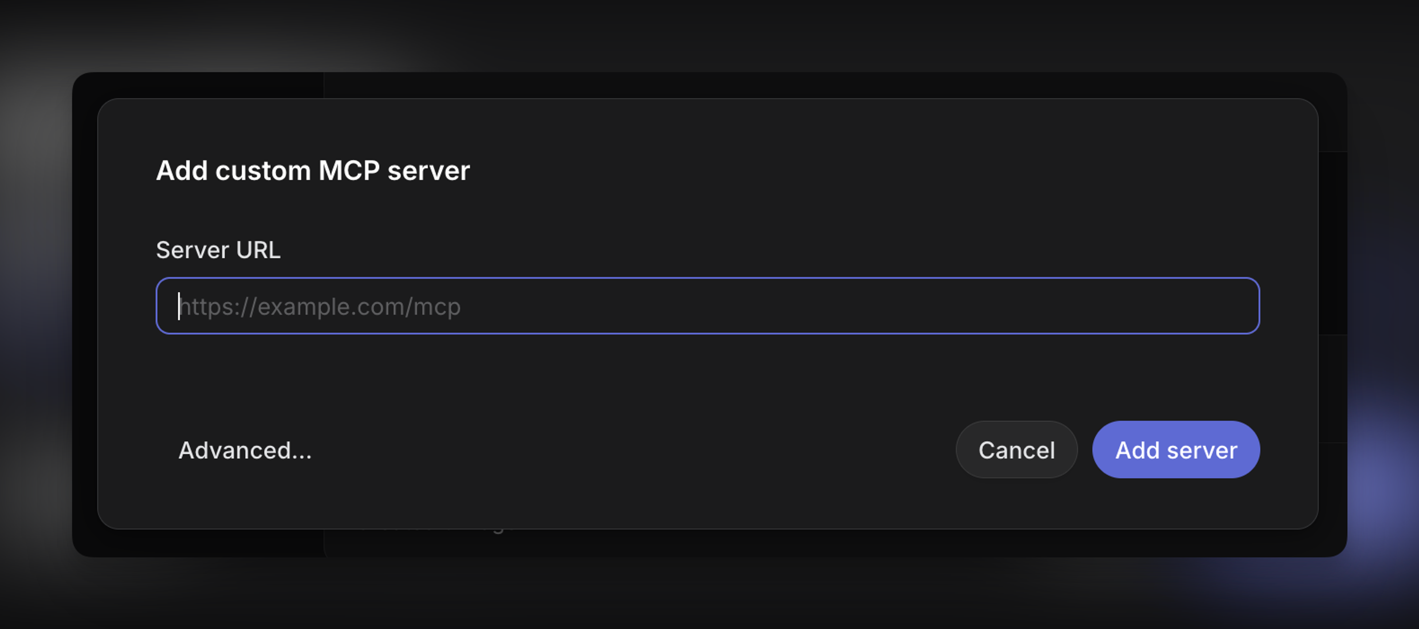 Custom server enablement