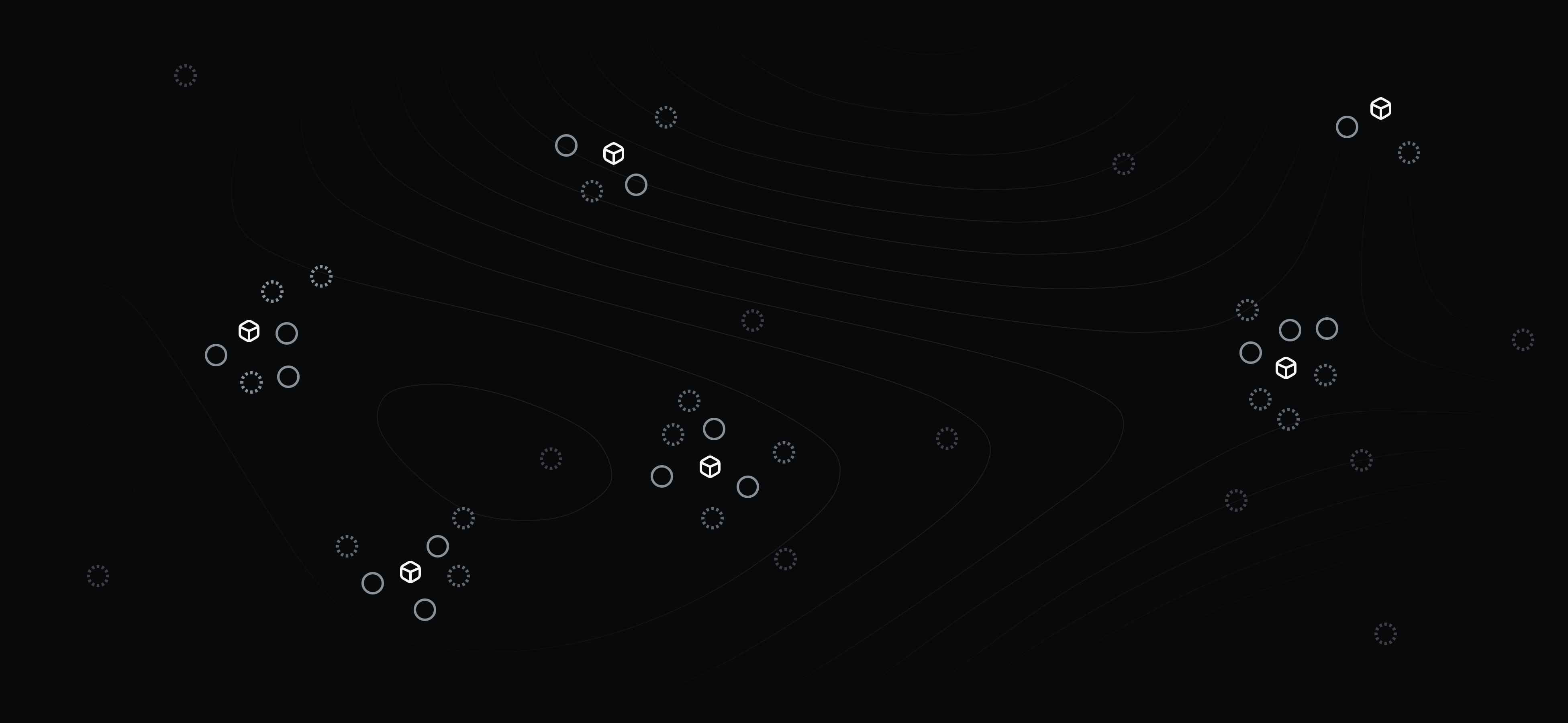 Abstract illustration of issues mapped around projects