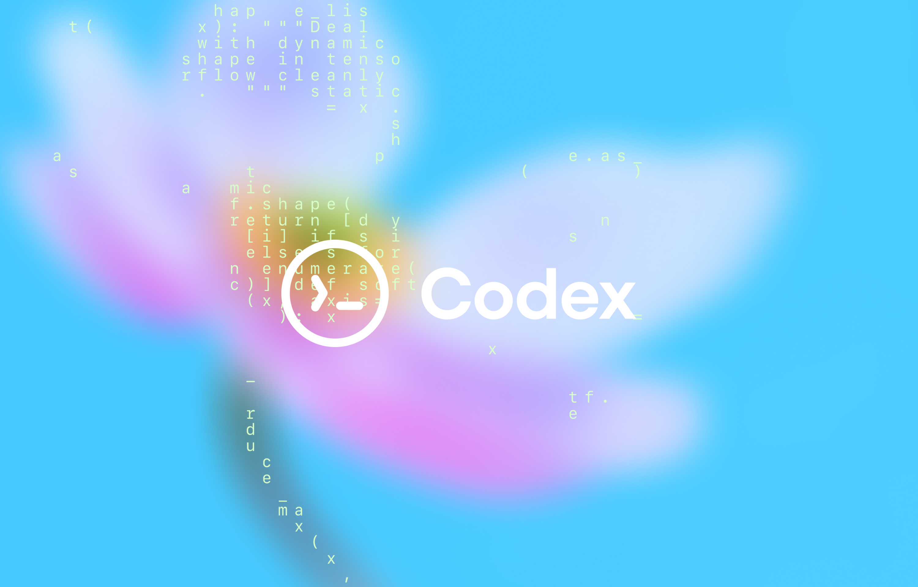 An illustration showing the Codex logo