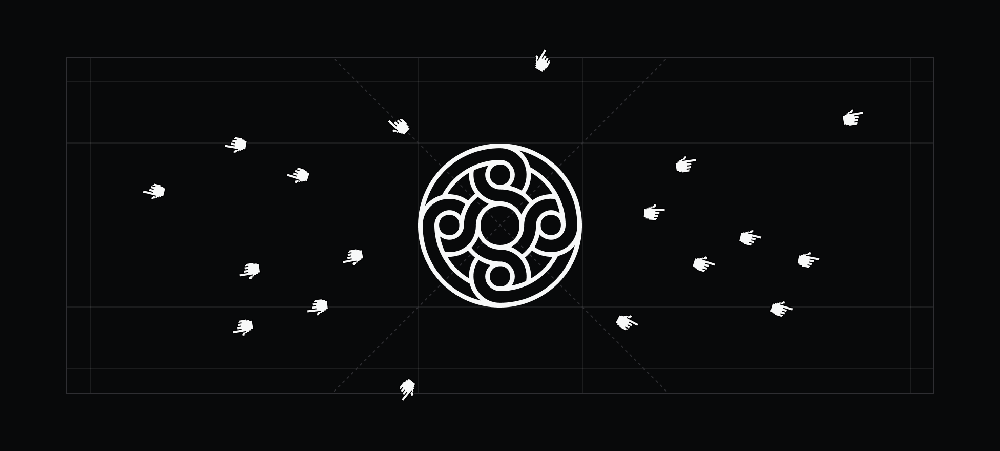 An illustration showing the Mercury logomark