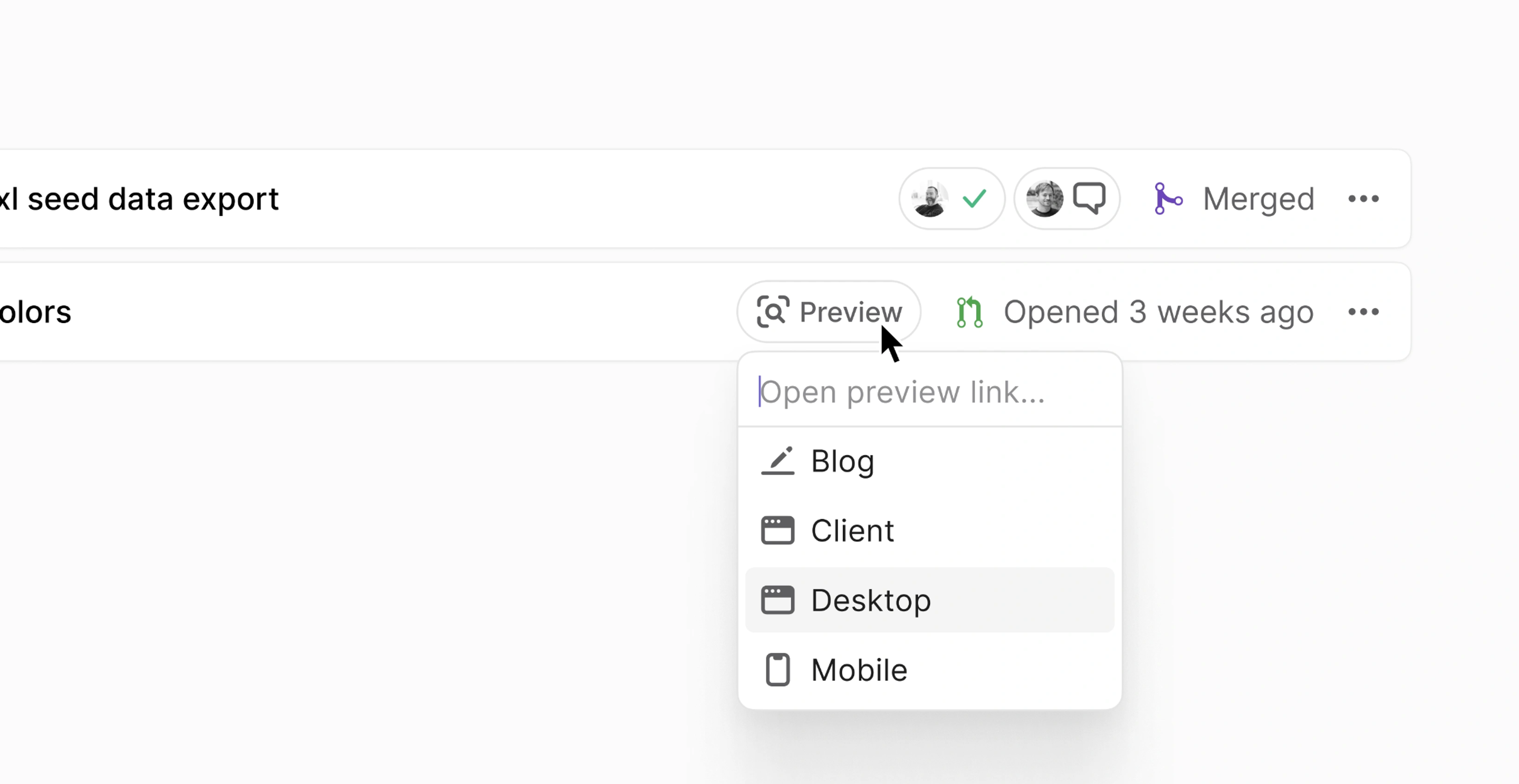 Preview links on a Linear issue