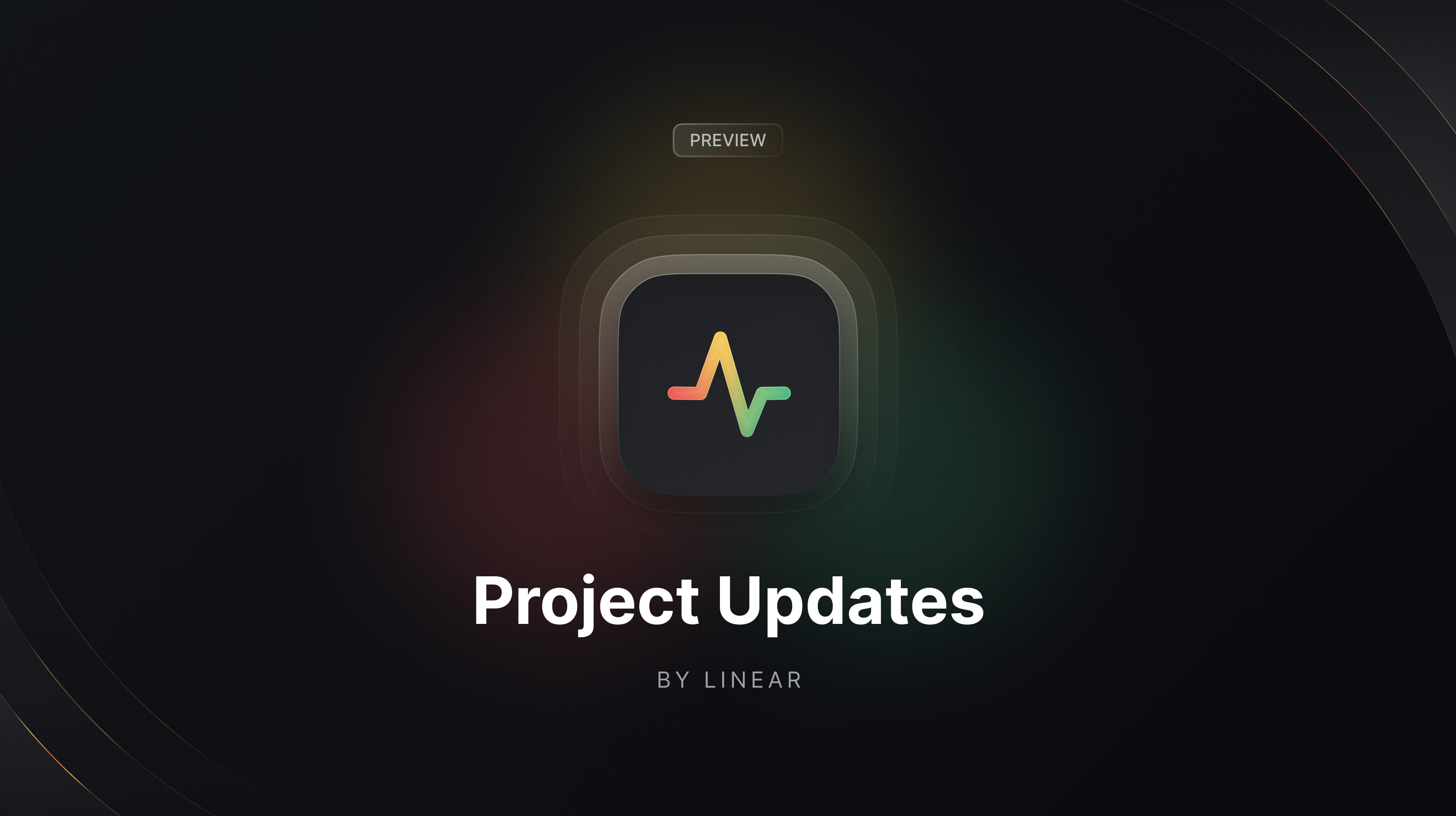 Project updates promotional image with activity icon