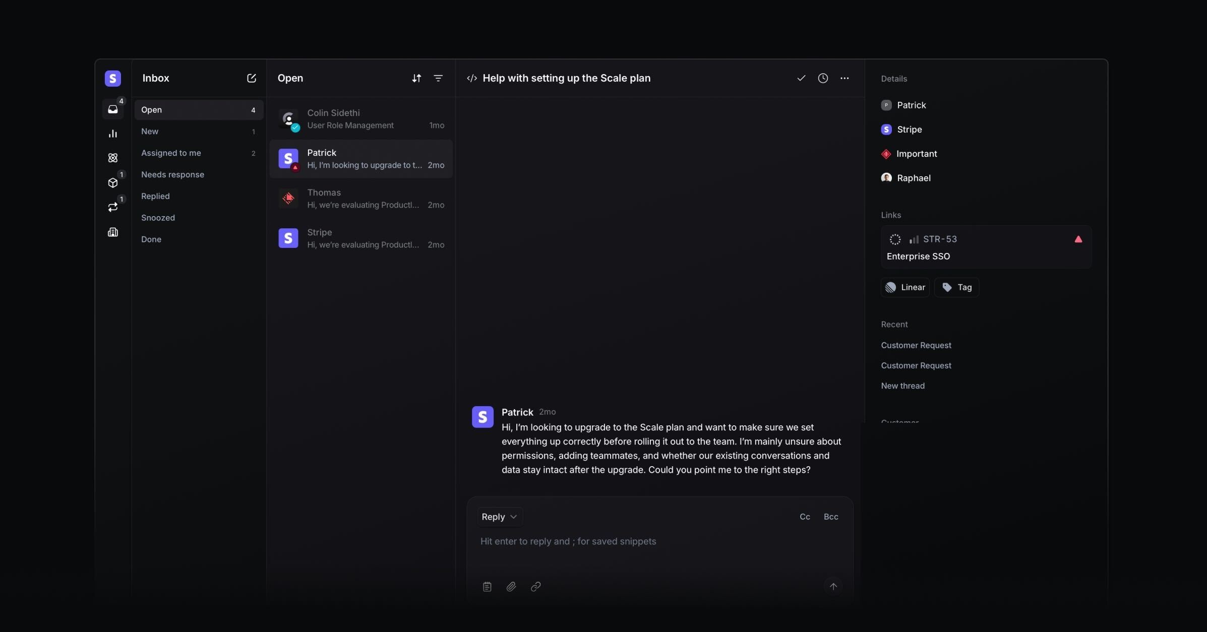 inbox in productlane