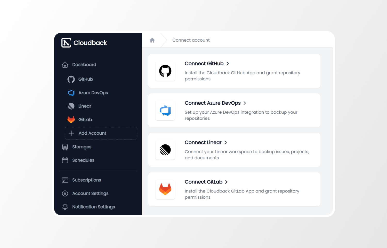 Connect Linear alongside GitHub, GitLab, and Azure DevOps