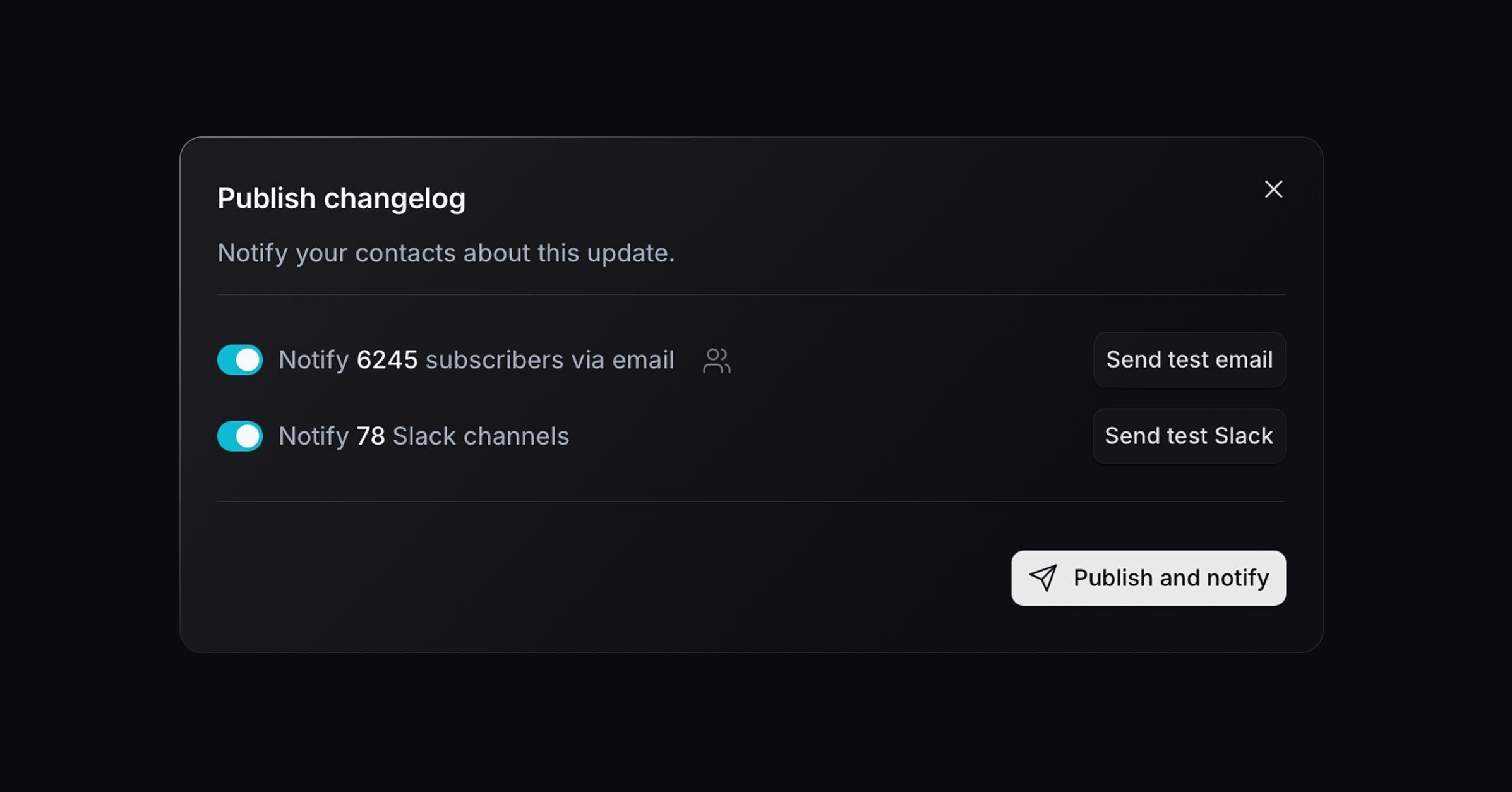A changelog for the completed Linear project "Add Linear issues to changelog".