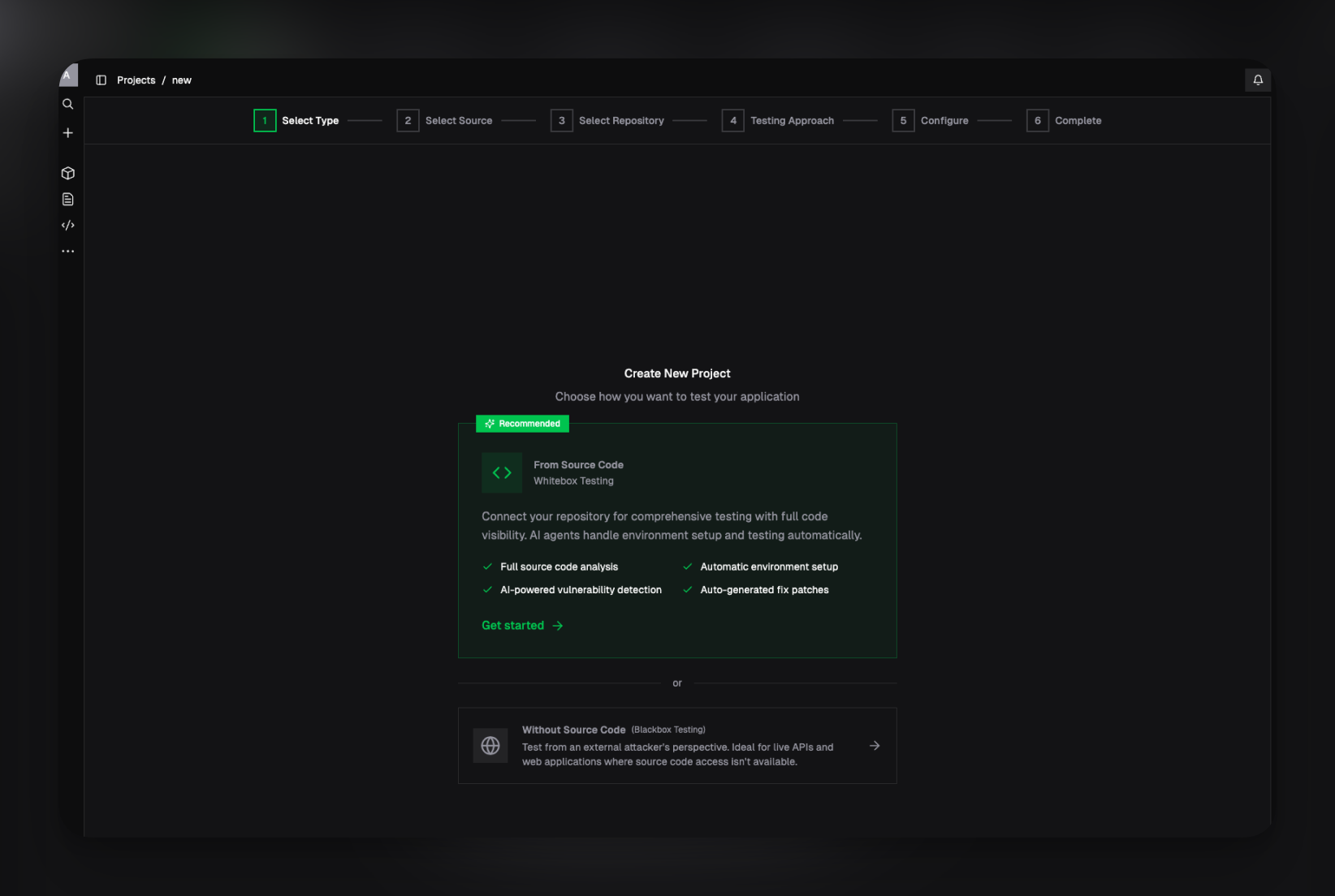 Create a new Pensar project