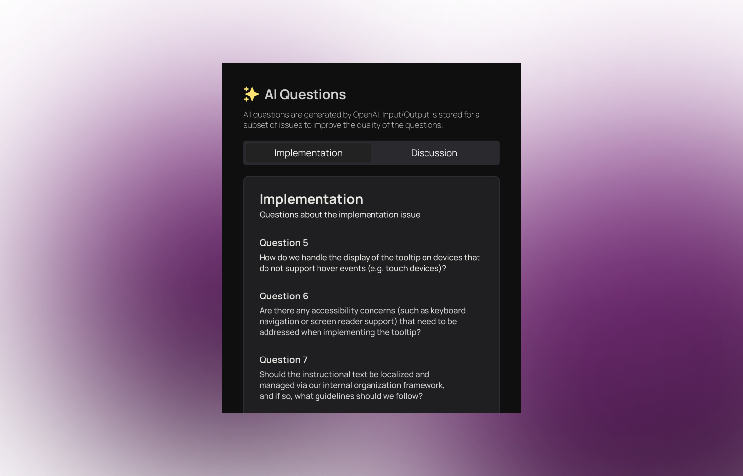 Spades AI questions options