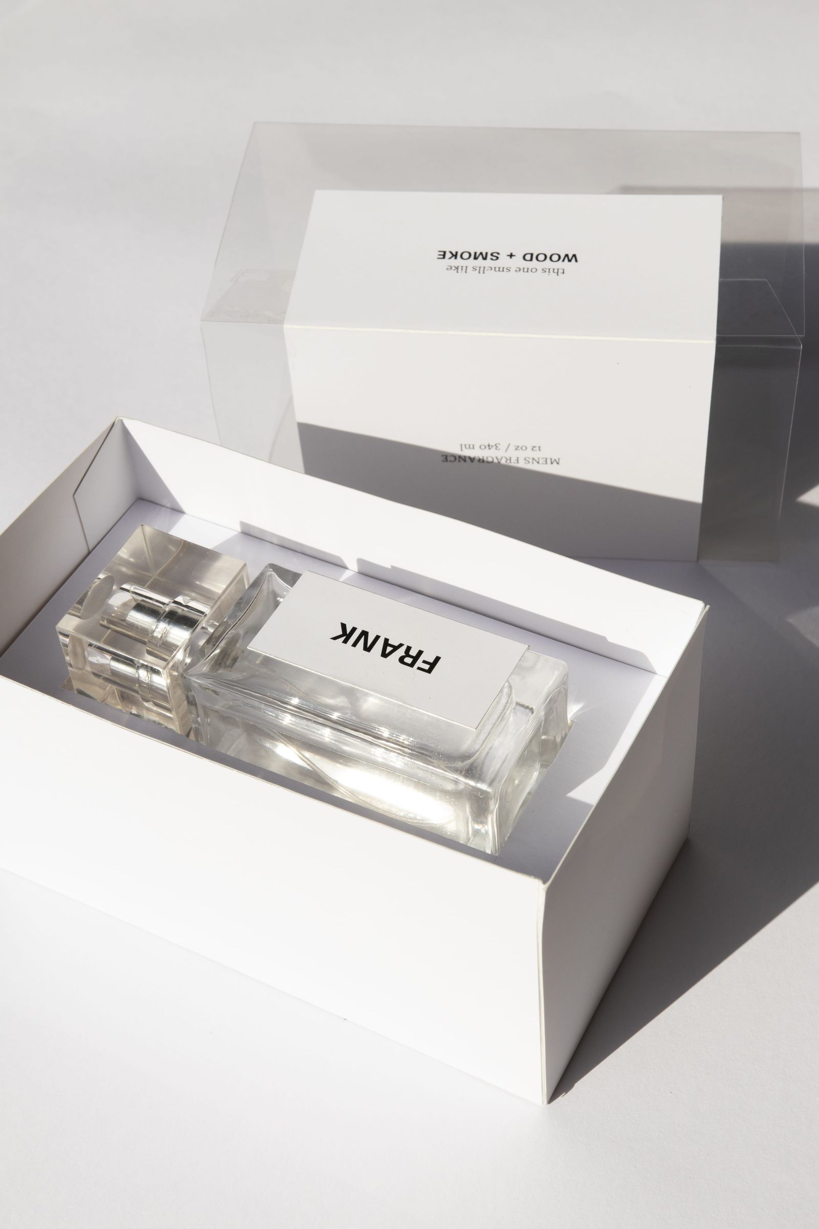 Frank perfume bottle