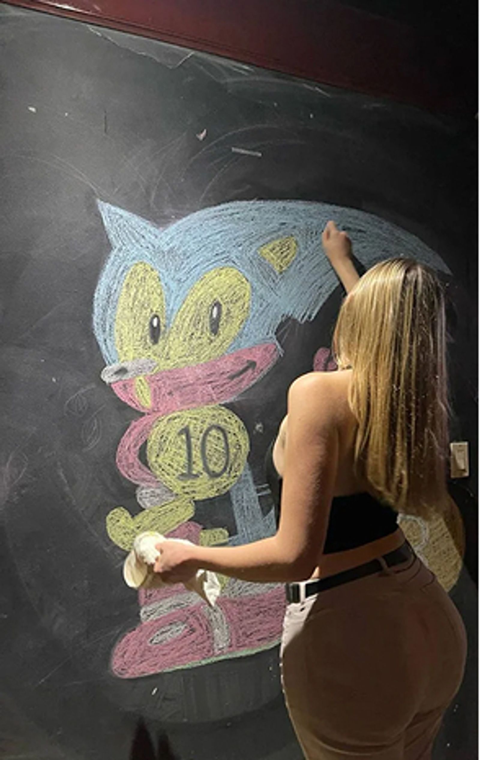 chalkboard drawing