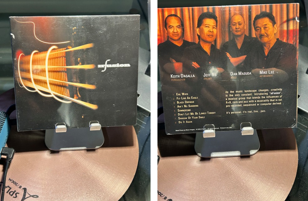 N'fusion CD cover designed by Rick