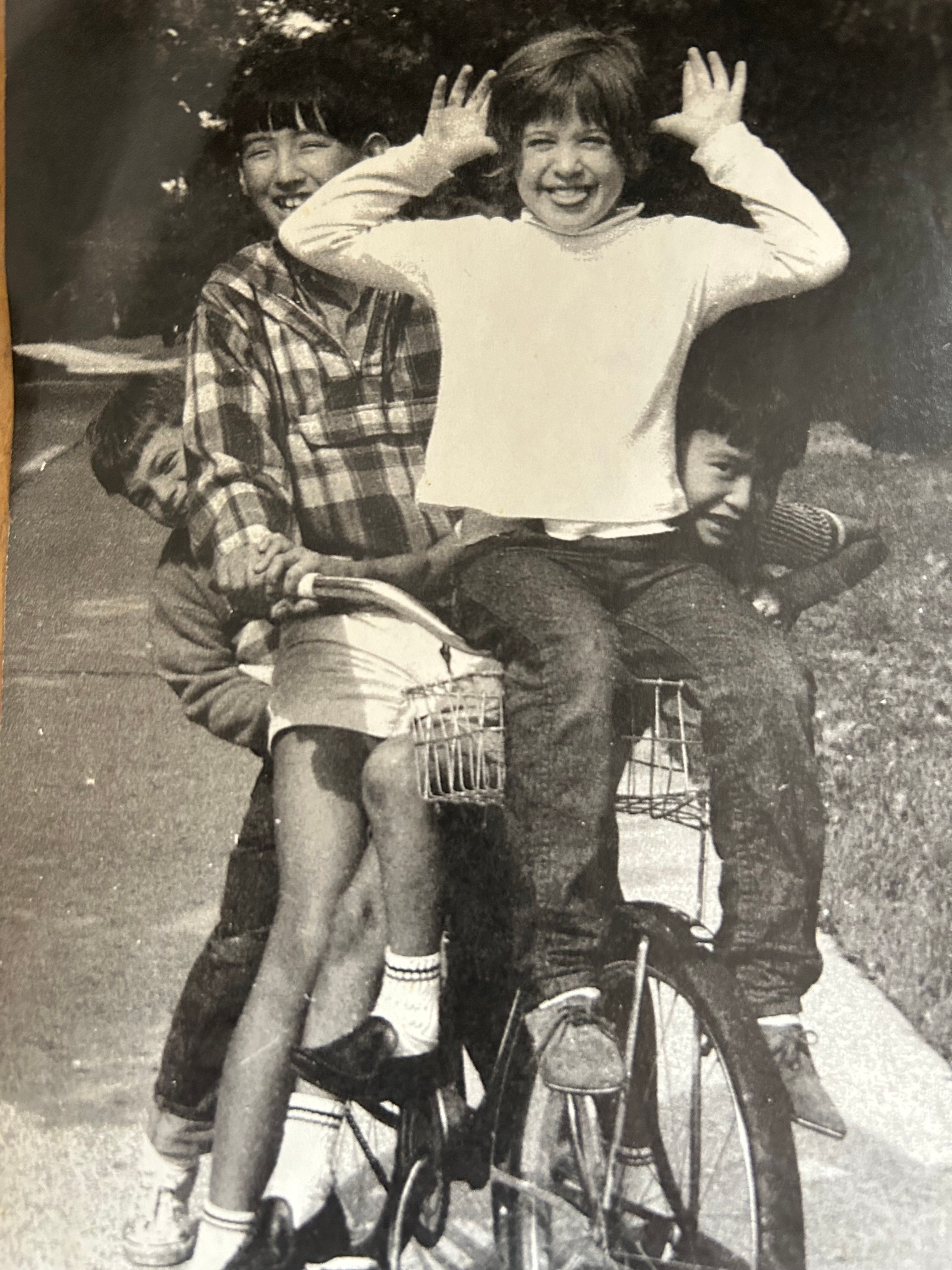 Young Rick with childhood friends Chuck and Anne and his brother, Paul