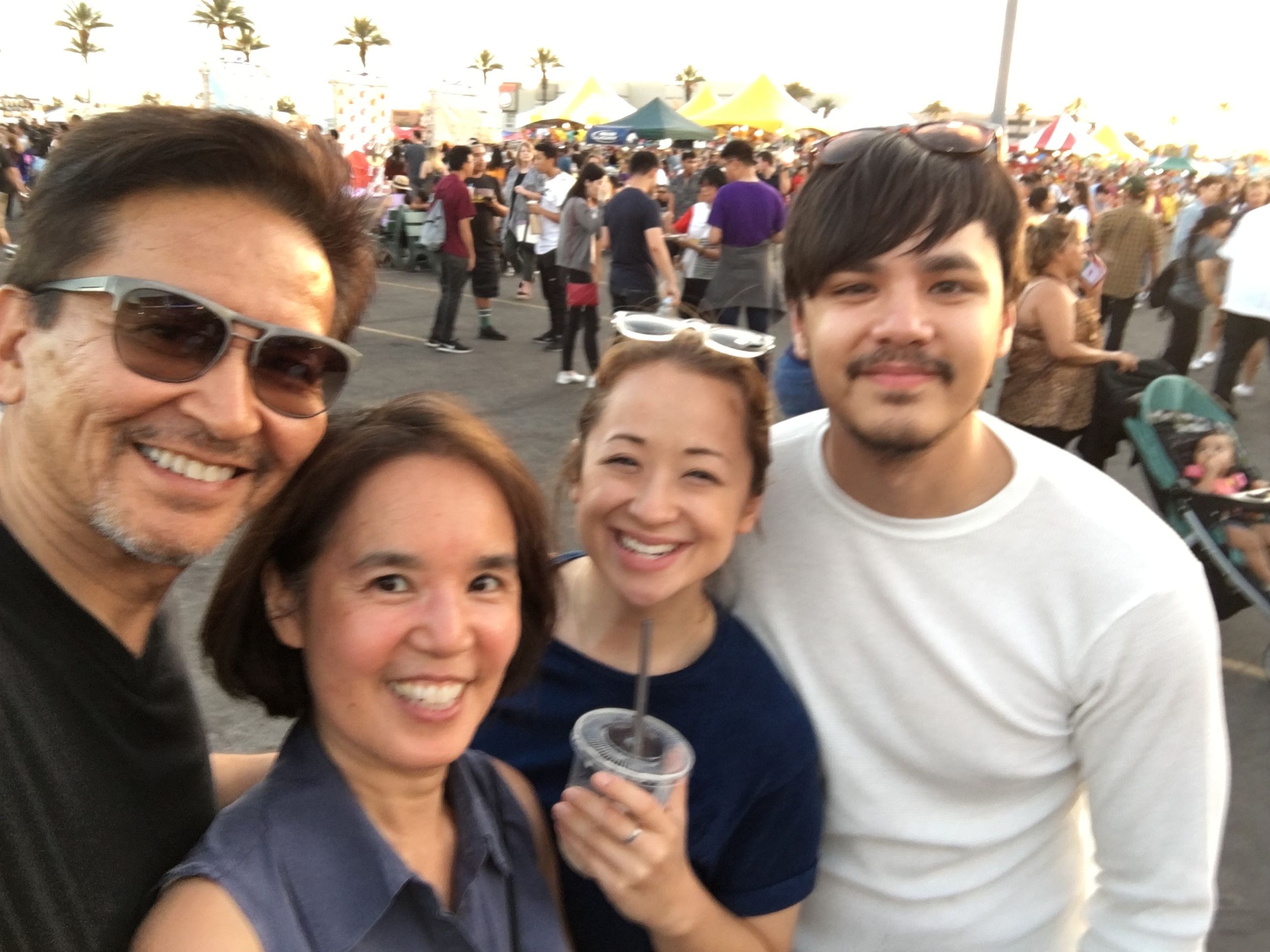 Alex, Gobe, Rick, and Linda together in LA