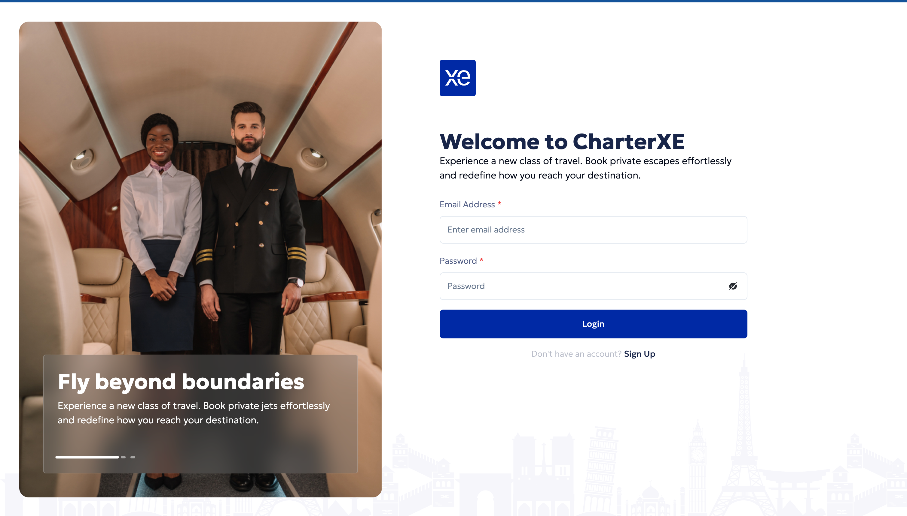 Charterxe Web App