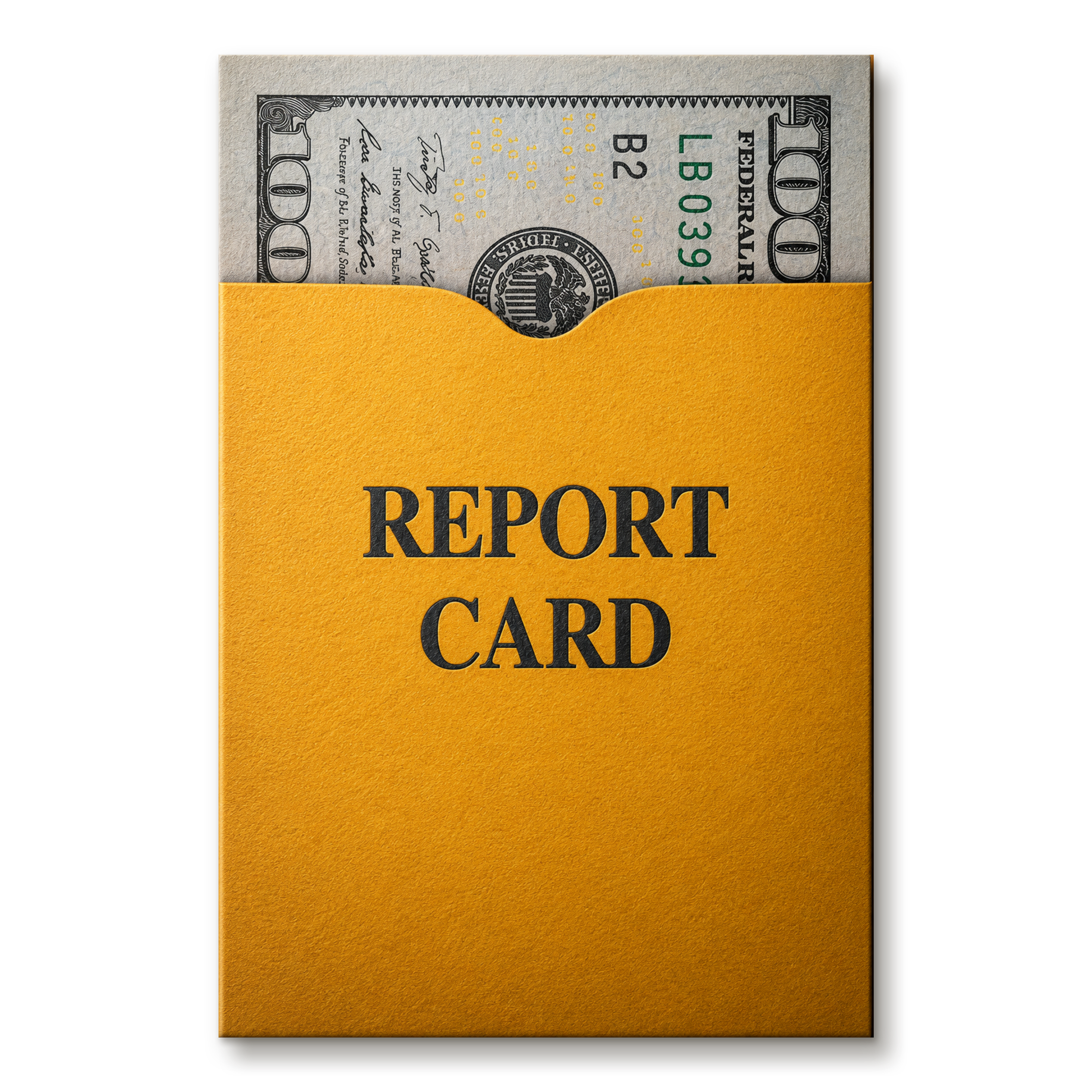 Reportcard artwork shown as an Armoze canvas print