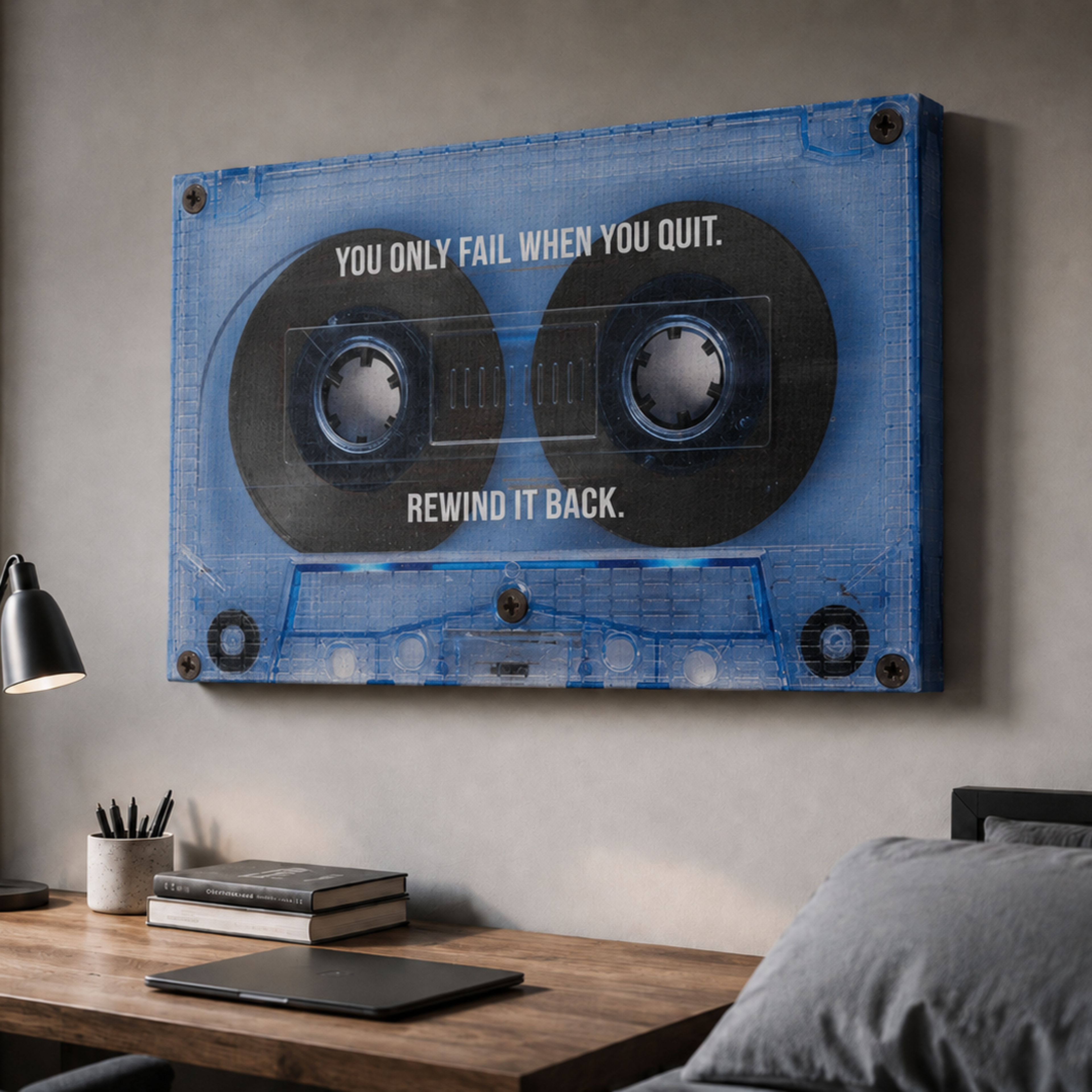 Rewind It Back artwork shown as an Armoze canvas print