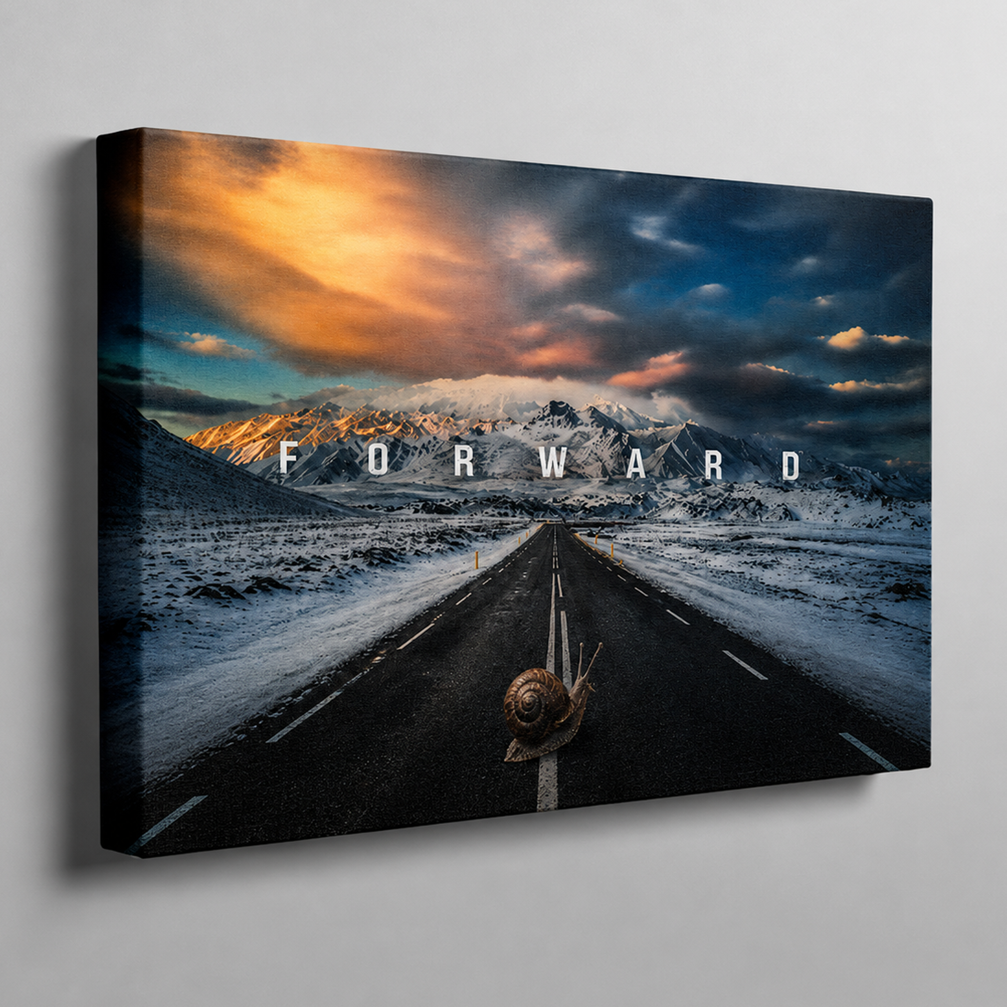 Forward artwork shown as an Armoze canvas print