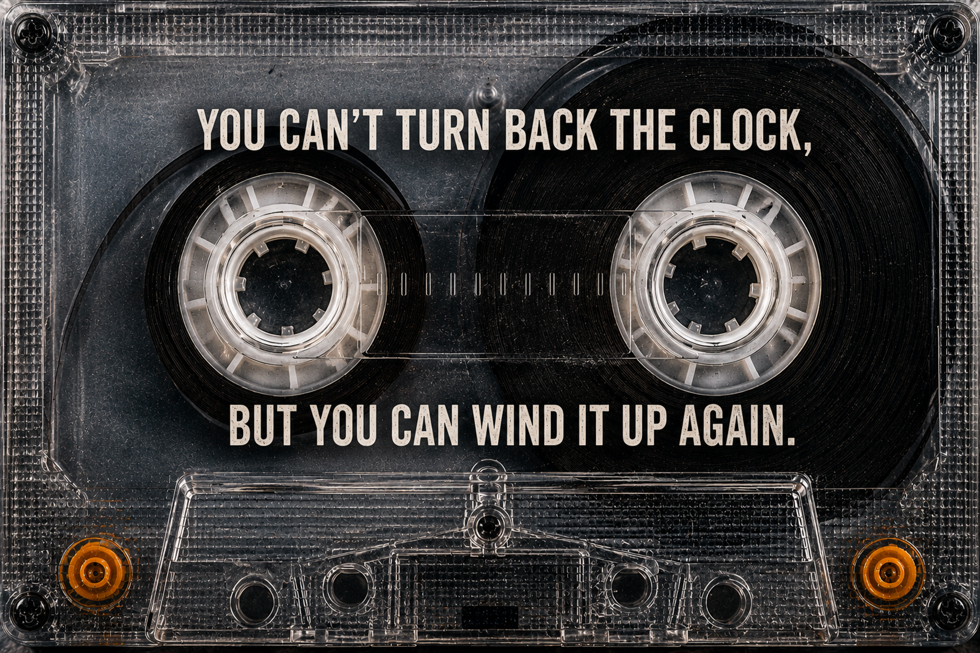 You Cant Turn Back The Clock artwork shown as an Armoze canvas print