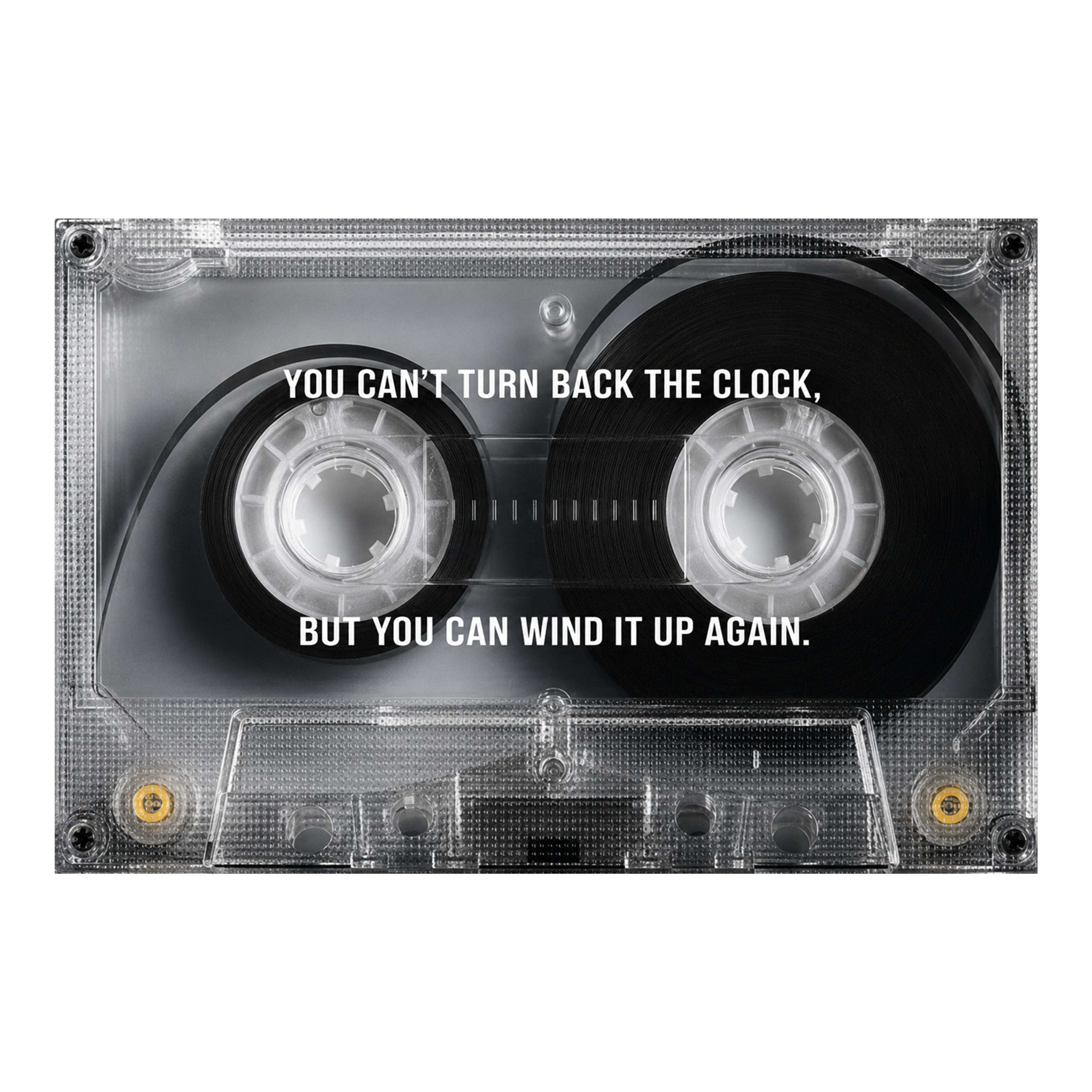 You Cant Turn Back The Clock artwork shown as an Armoze canvas print