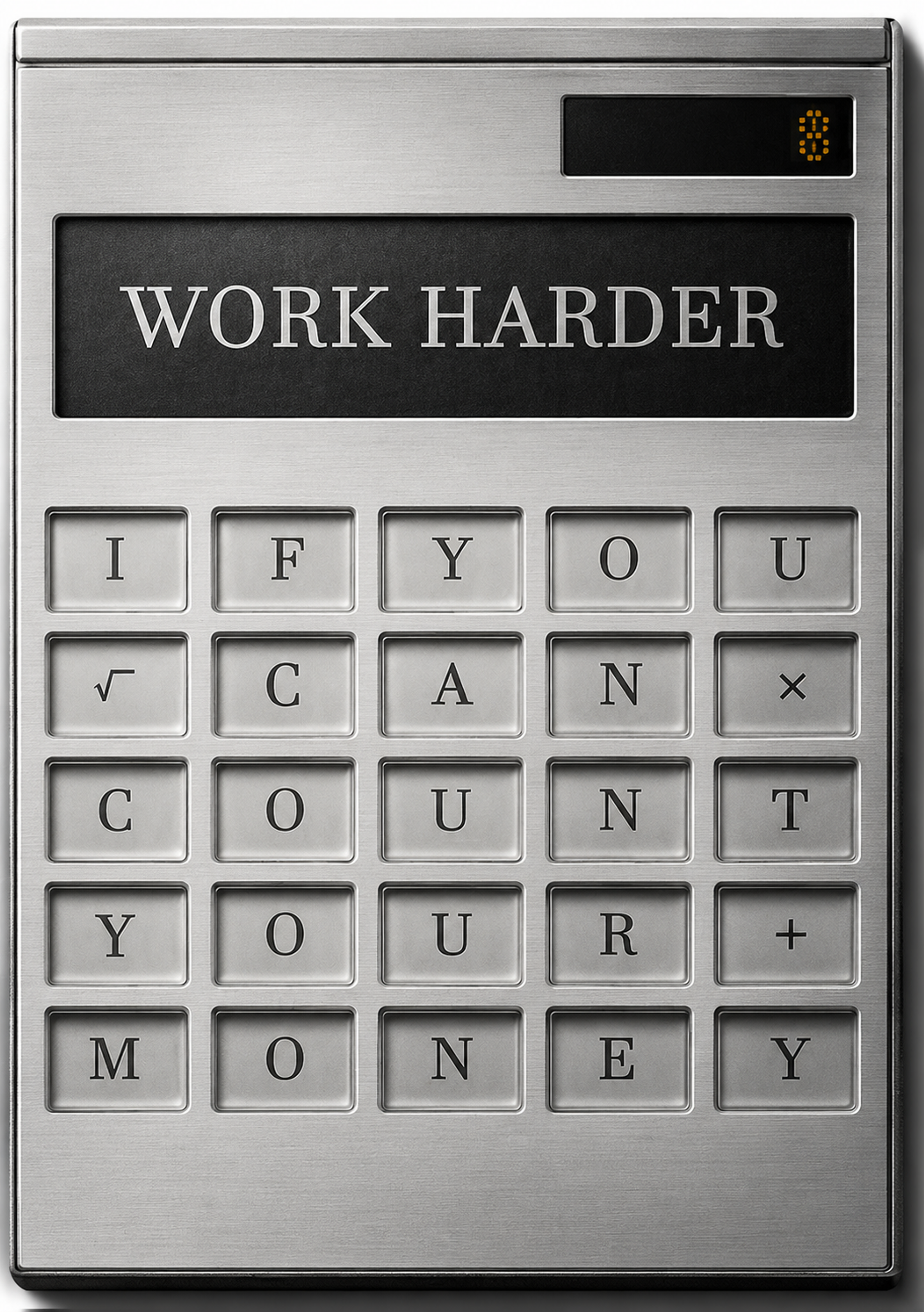 Count Your Money artwork shown as an Armoze canvas print