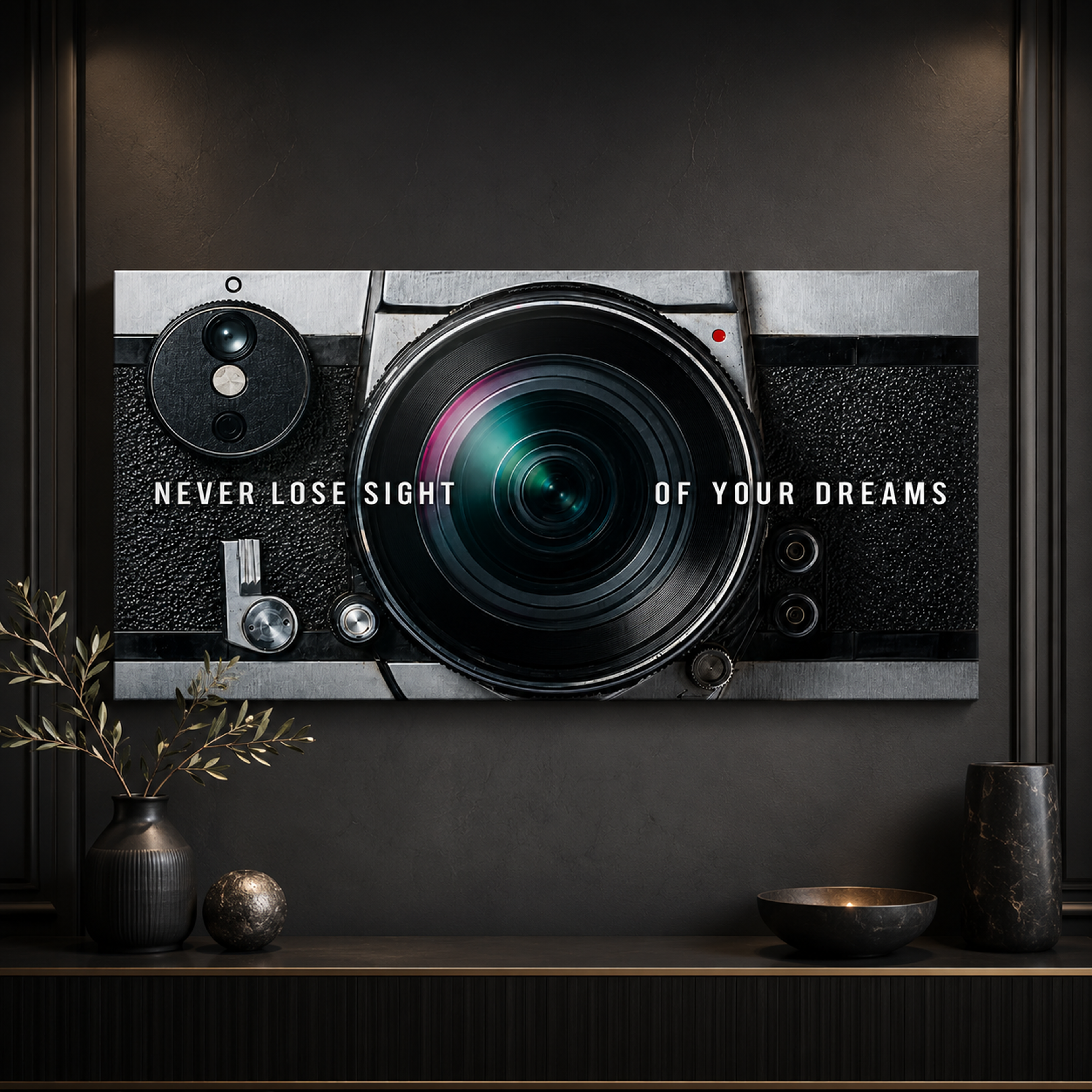 Never Lose Sight Of Your Dreams artwork shown as an Armoze canvas print