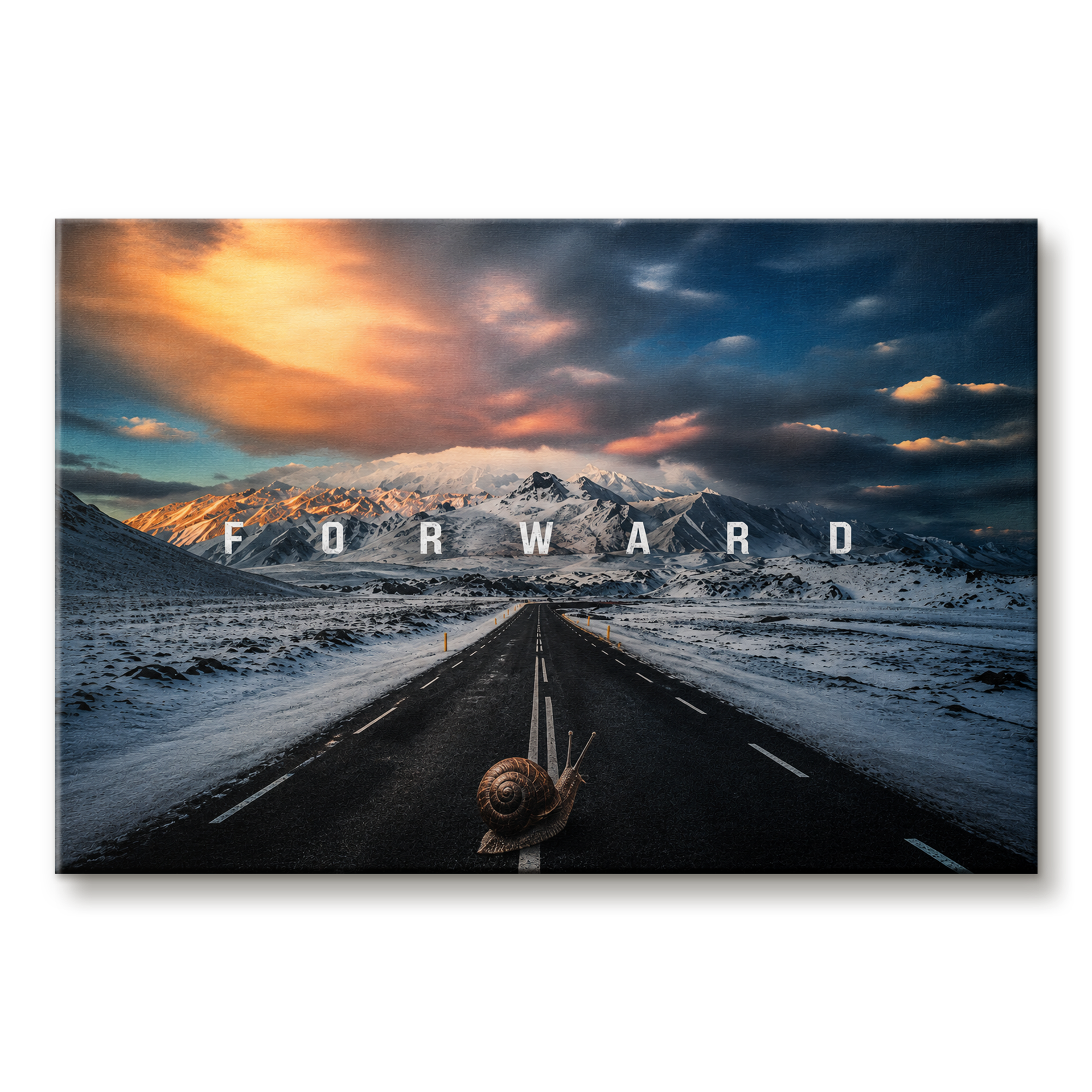 Forward artwork shown as an Armoze canvas print