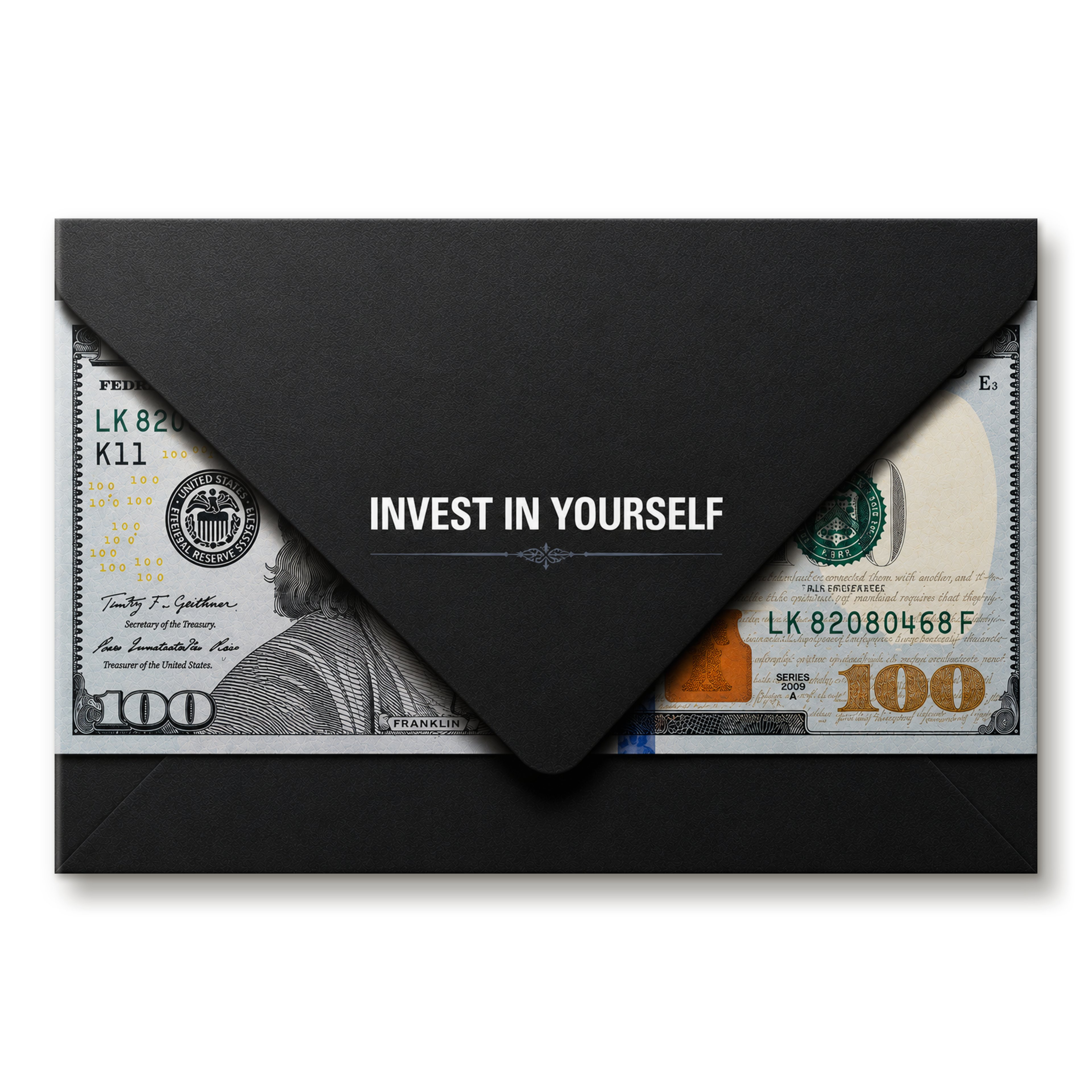 Success Envelope artwork shown as an Armoze canvas print