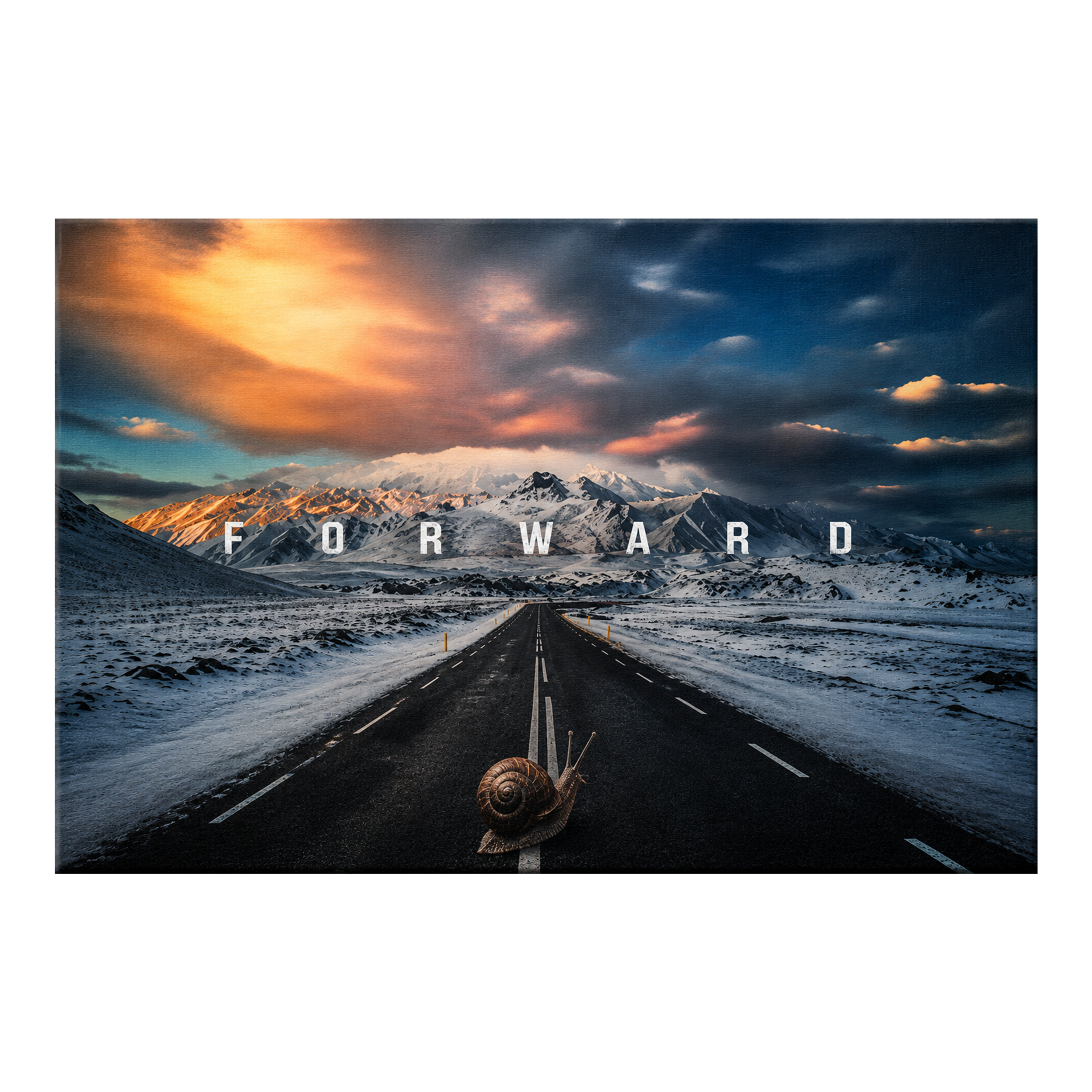 Forward artwork shown as an Armoze canvas print