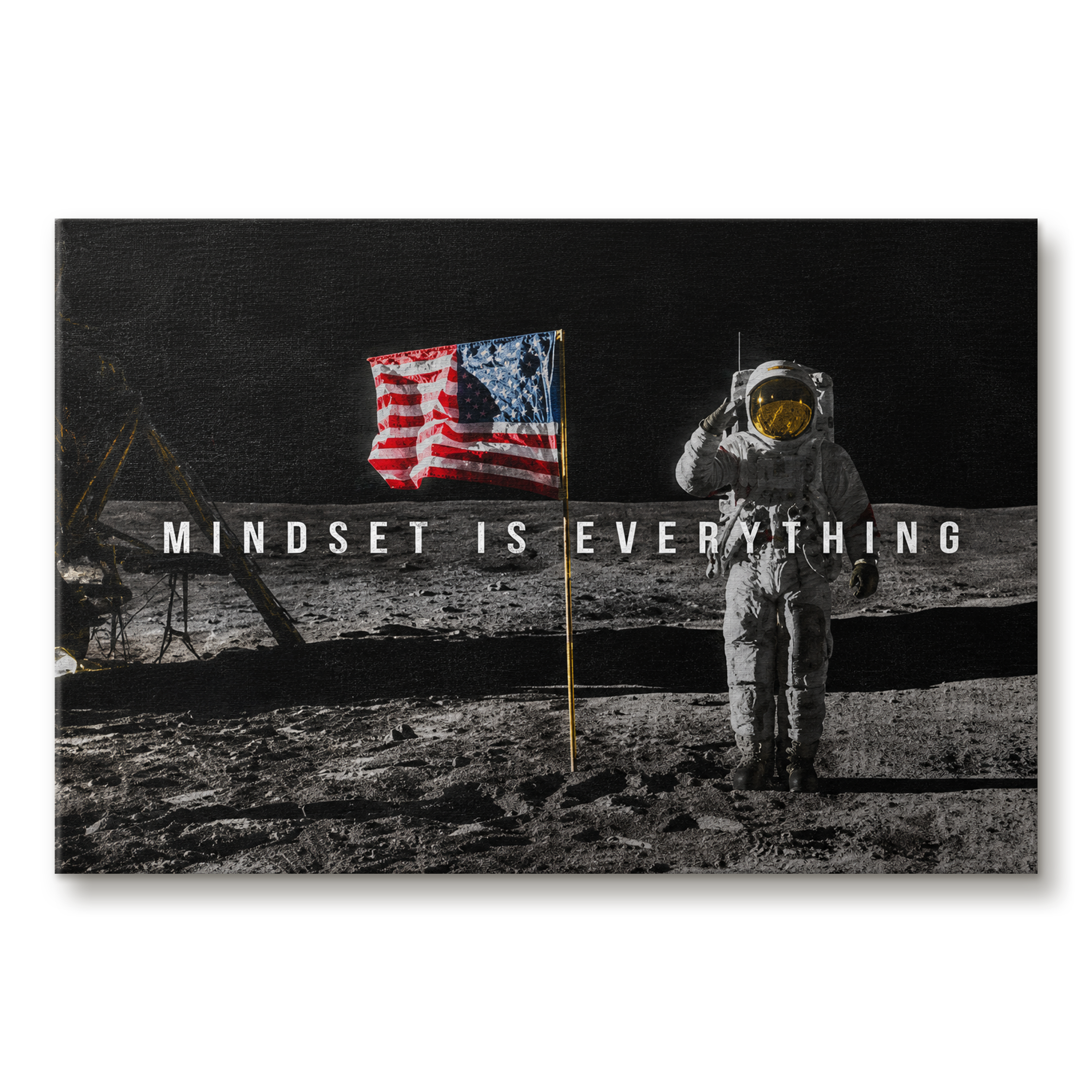 Mindset Is Everything artwork shown as an Armoze canvas print