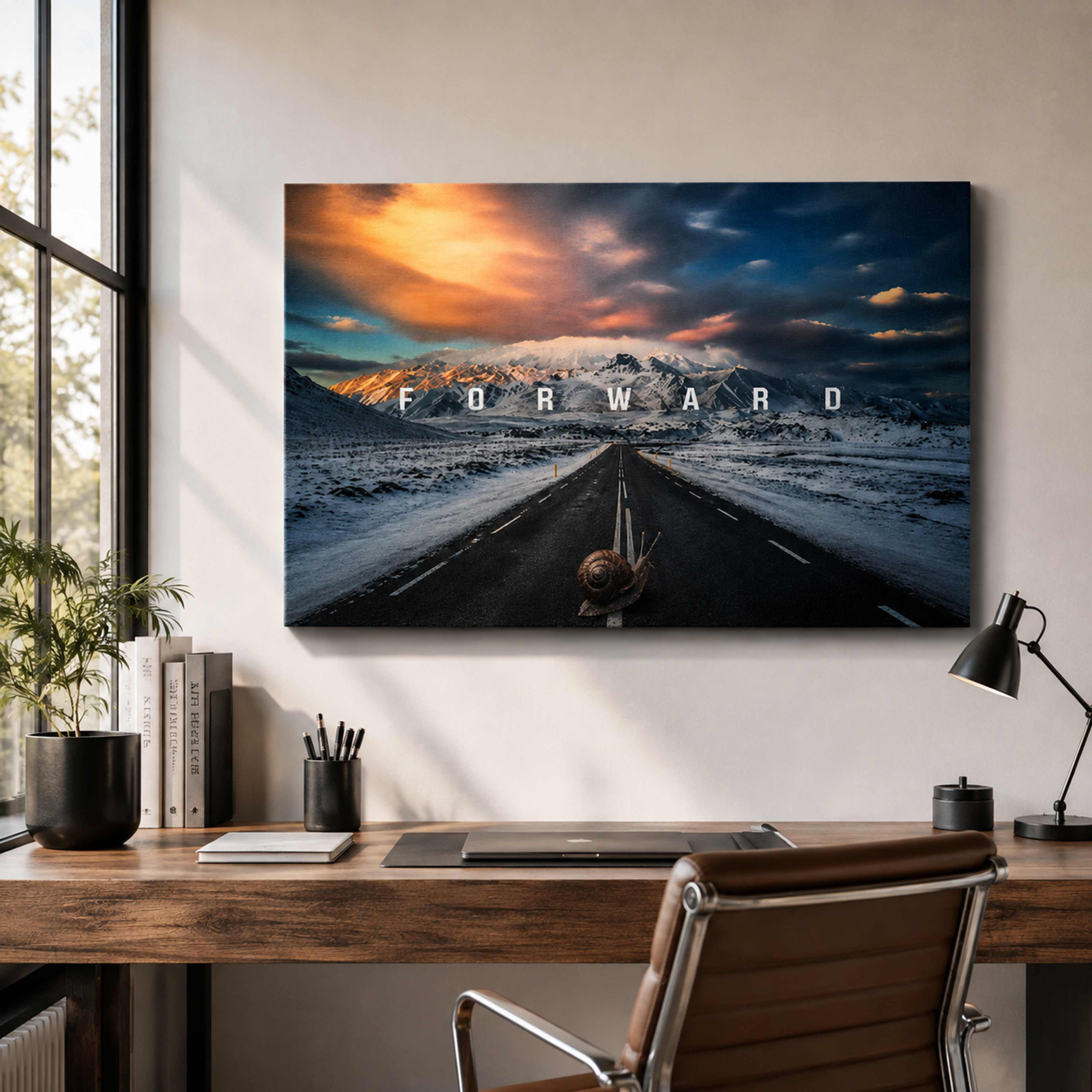 Forward artwork shown as an Armoze canvas print