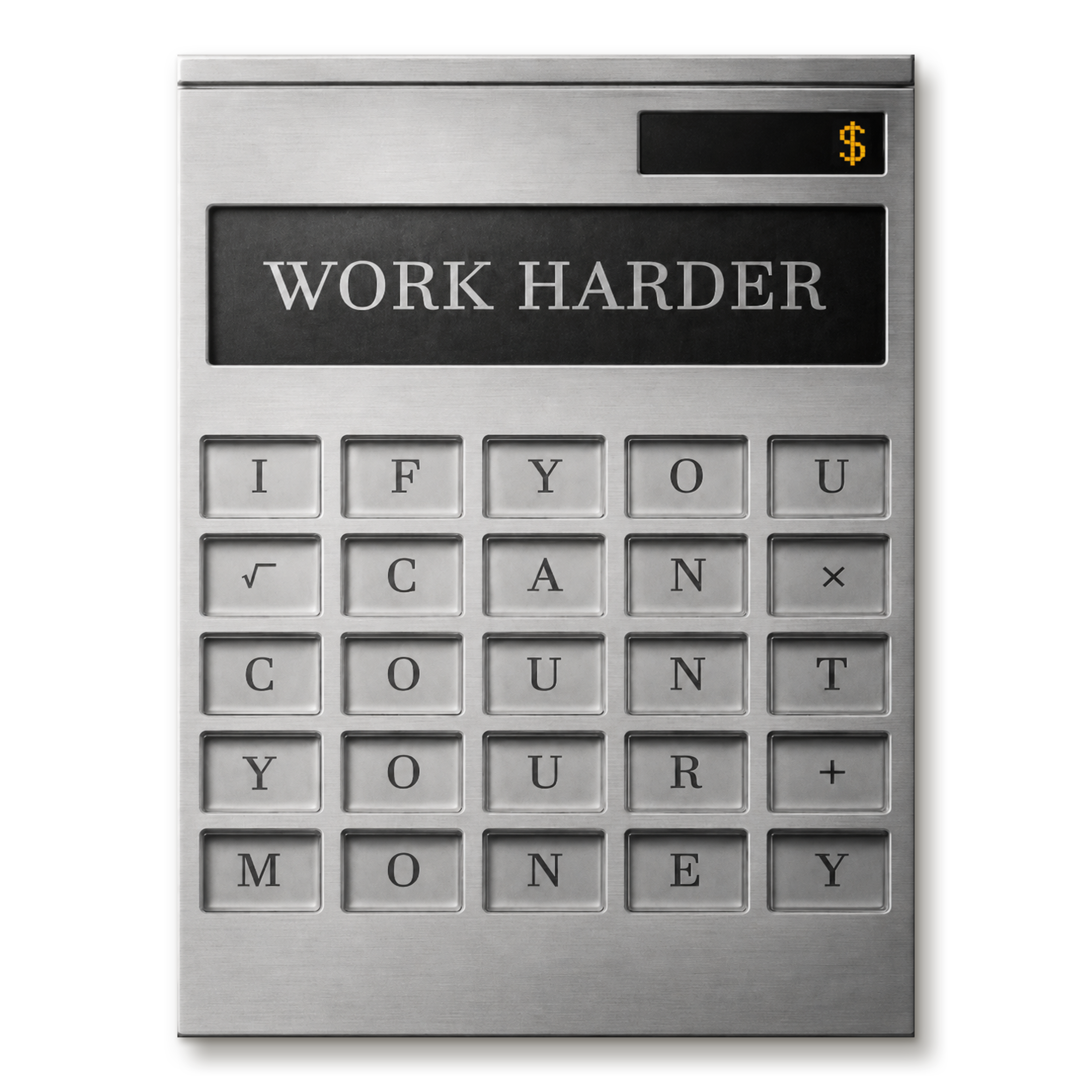 Count Your Money artwork shown as an Armoze canvas print