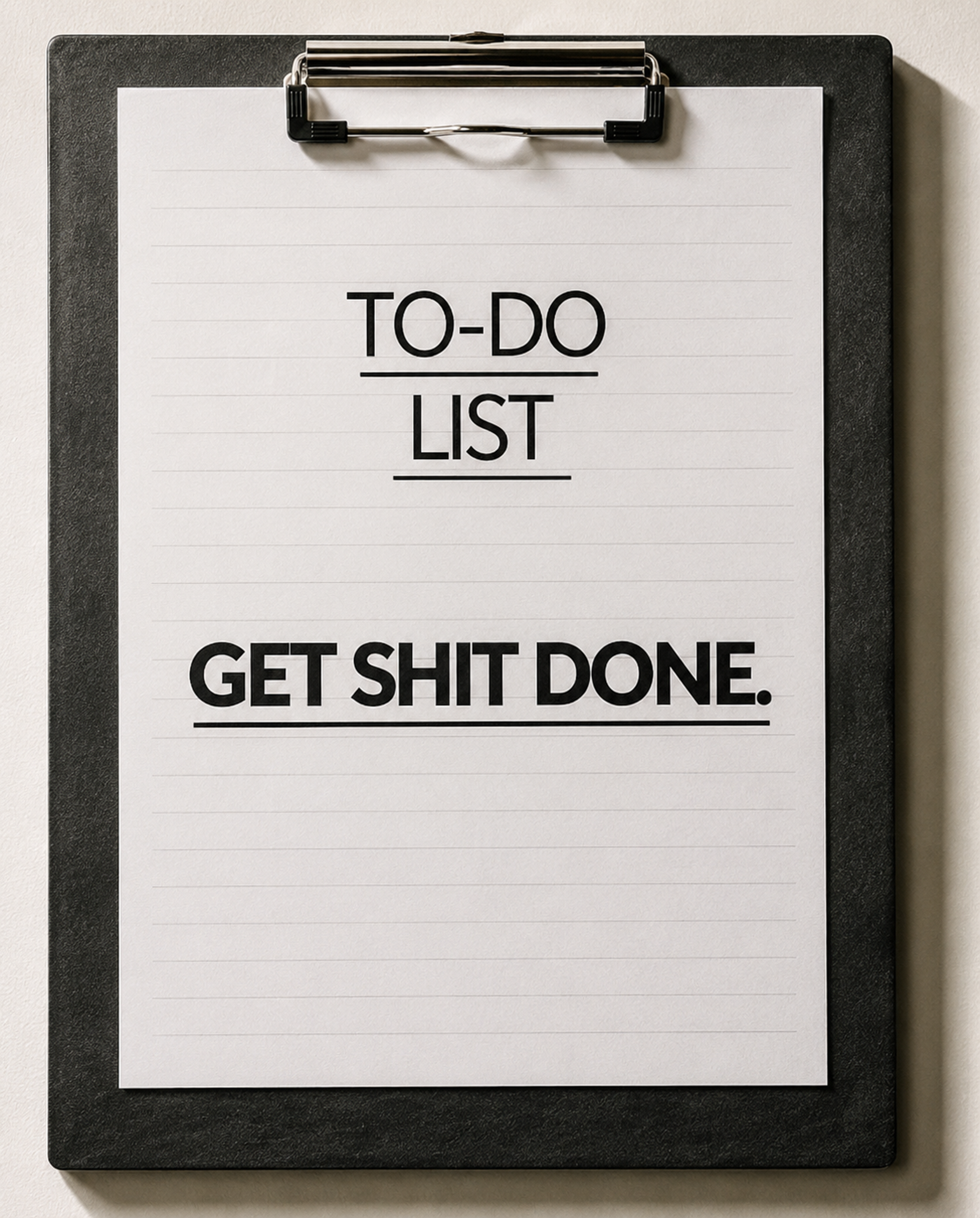 To Do List artwork shown as an Armoze canvas print