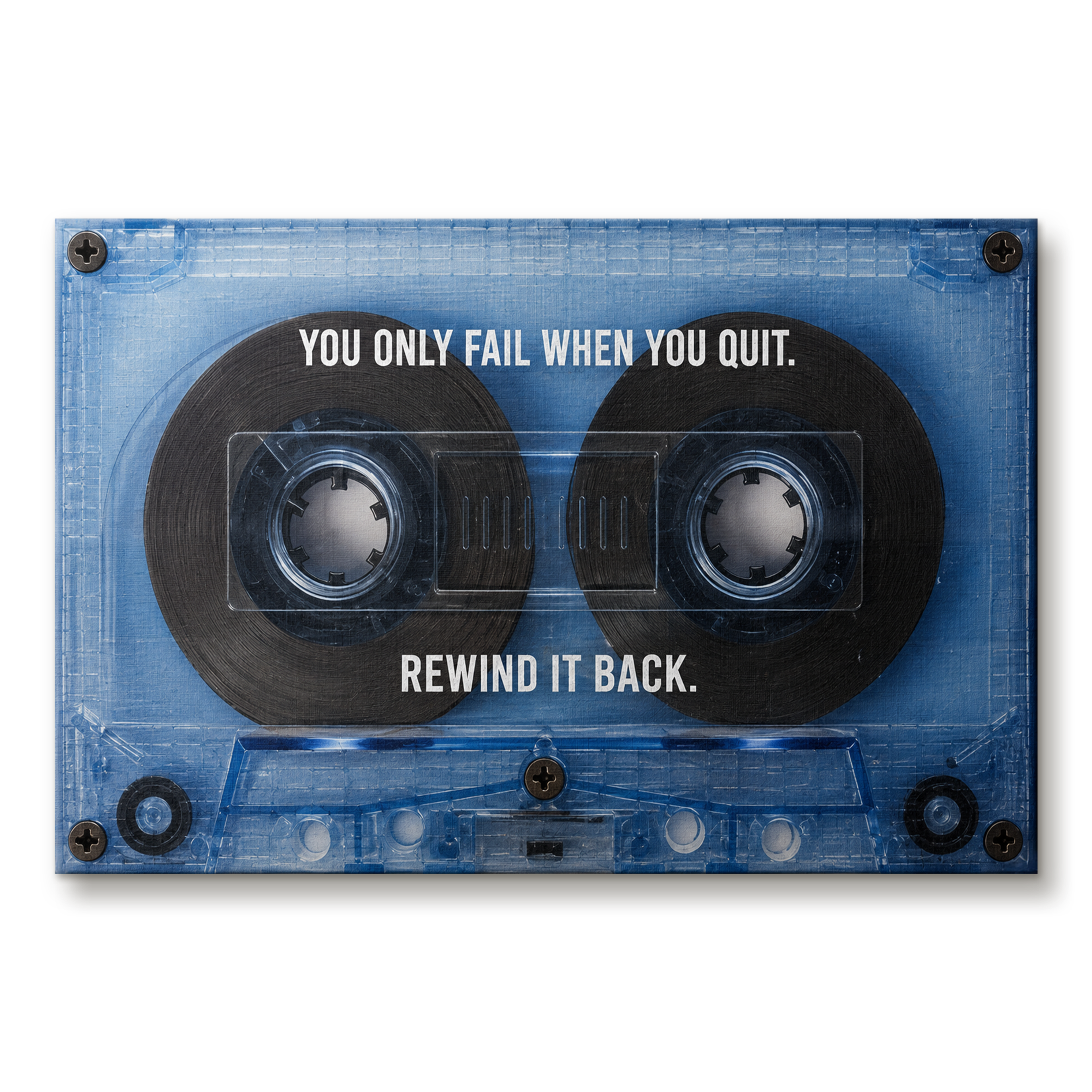 Rewind It Back artwork shown as an Armoze canvas print