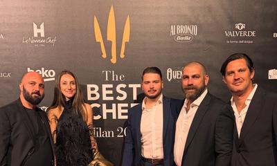Pablo , Max , Noni , Letizia and Kelton at the best chef awards